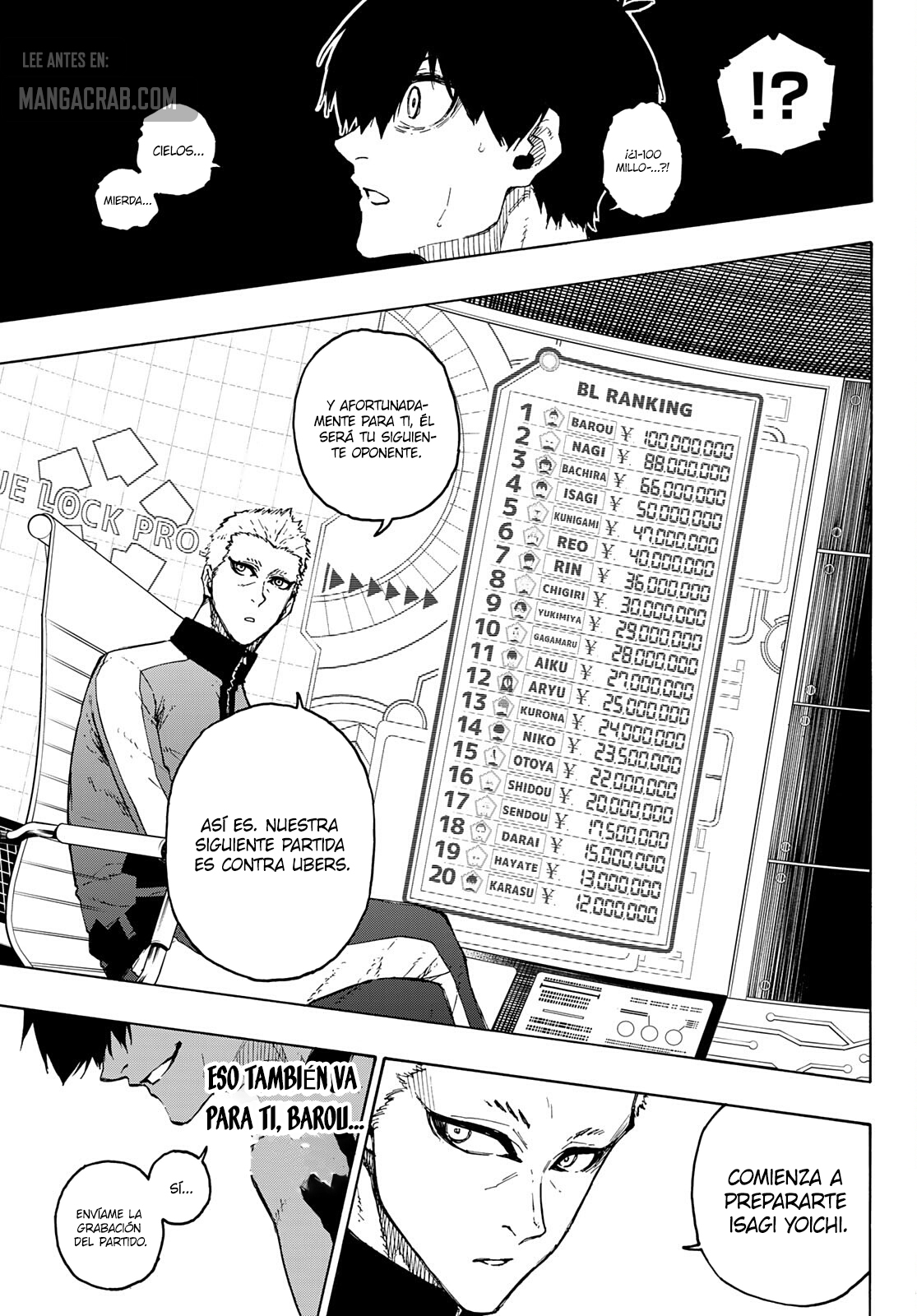 Read Blue Lock Español Manga Online