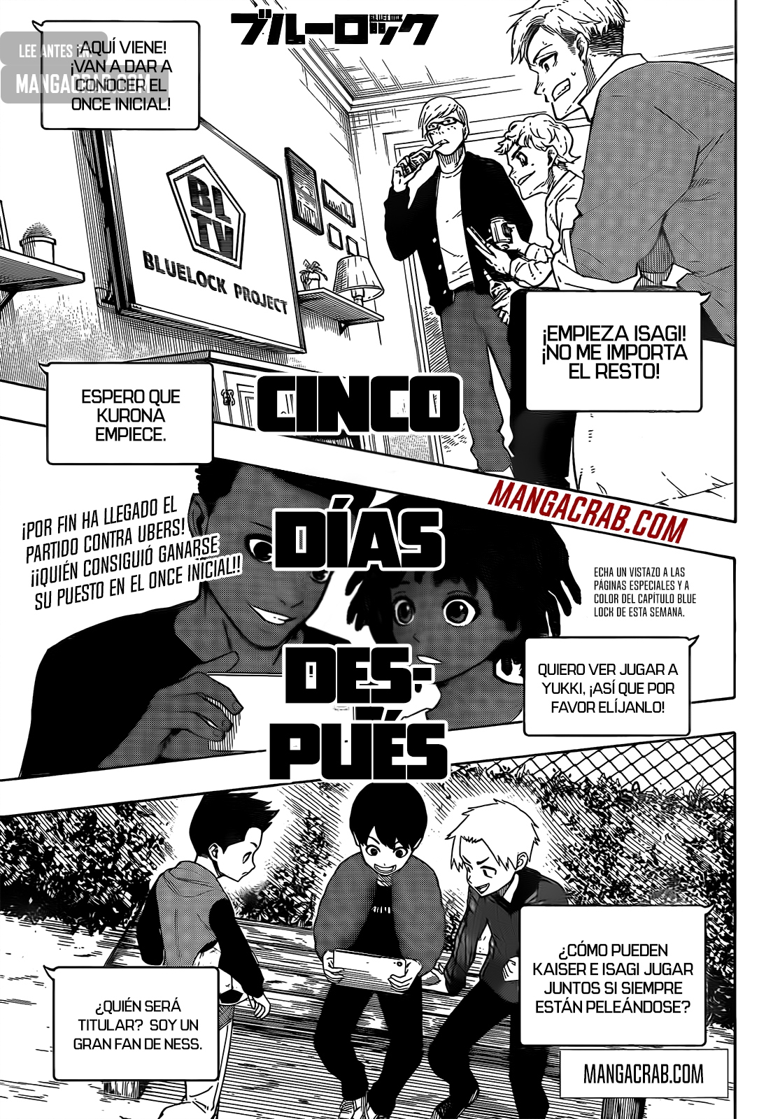 Read Blue Lock Español Manga Online