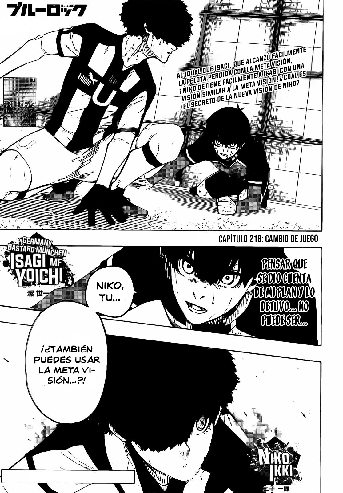 Read Blue Lock Español Manga Online