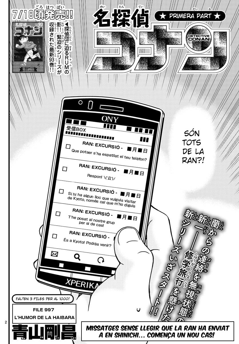 Read Detective Conan (Català) Español Manga Online