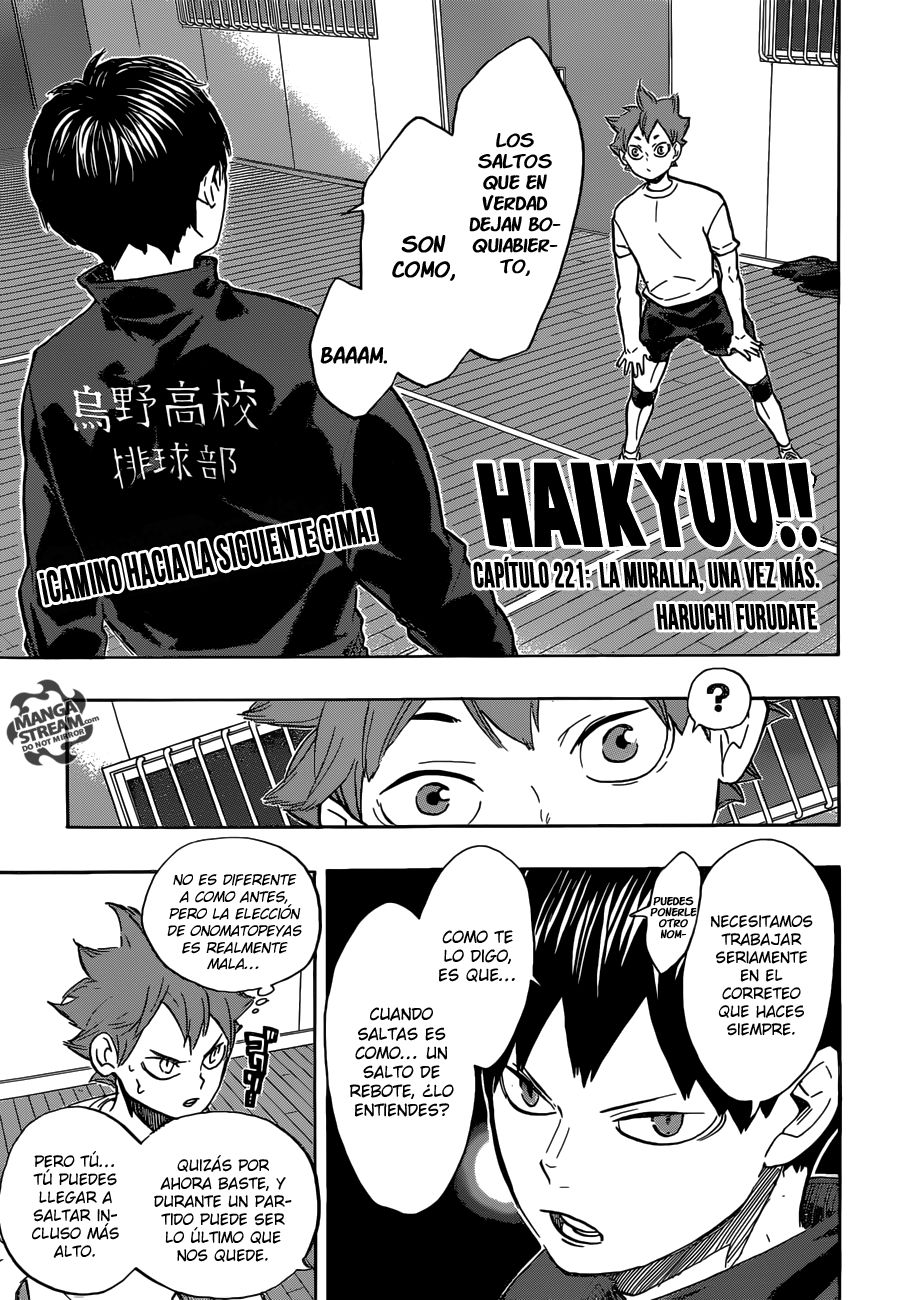 Read Haikyu!! Español Manga Online