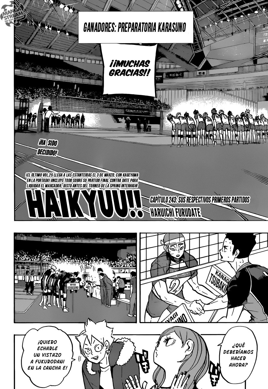 Read Haikyu!! Español Manga Online
