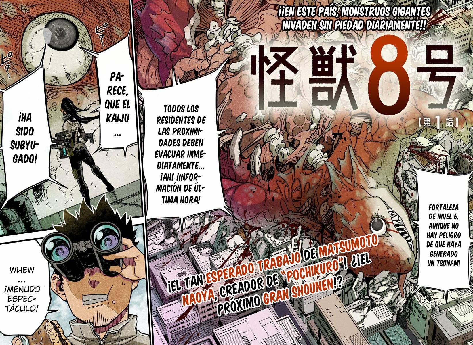 Read Kaiju No. 8 Español Manga Online