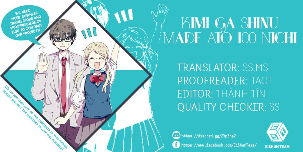 Read Kimi ga Shinu Made Ato Hyaku Nichi Español Manga Online