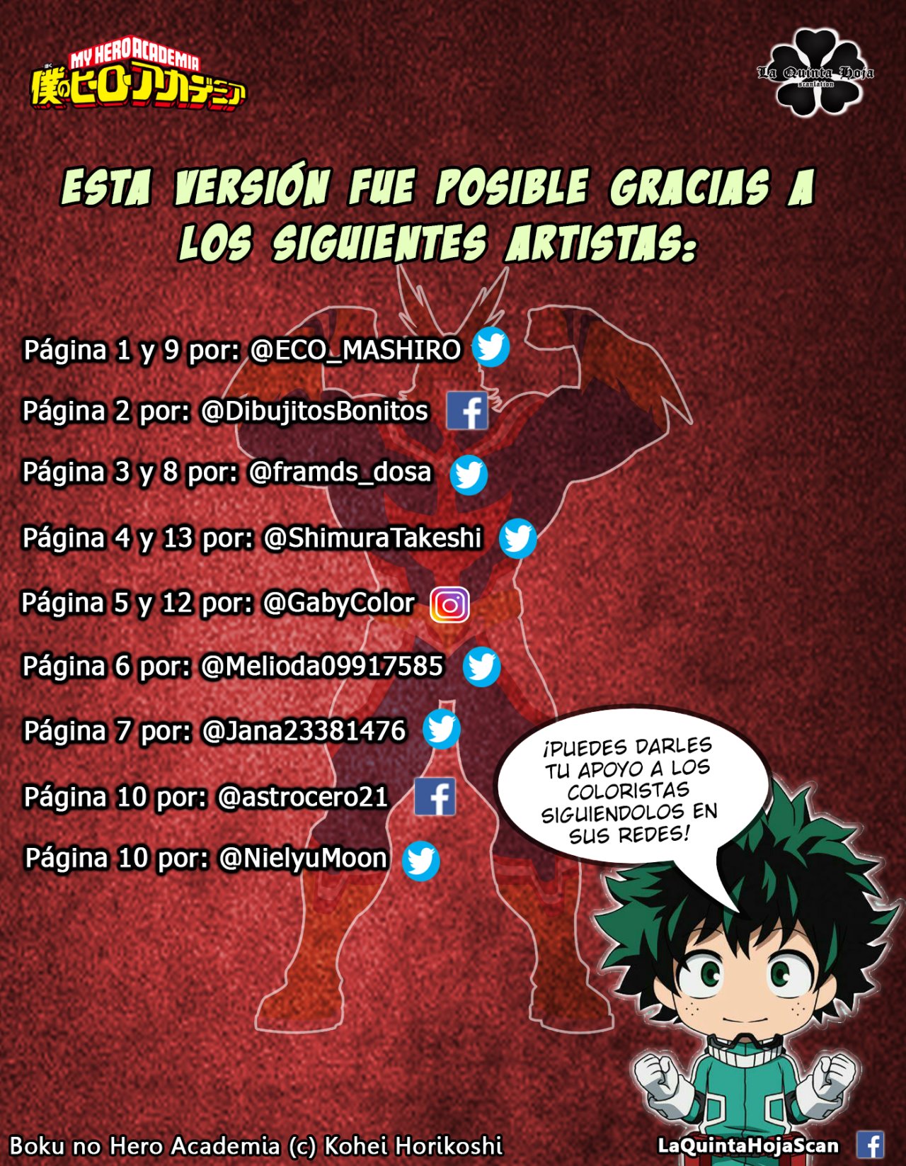 Read My Hero Academia Español Manga Online