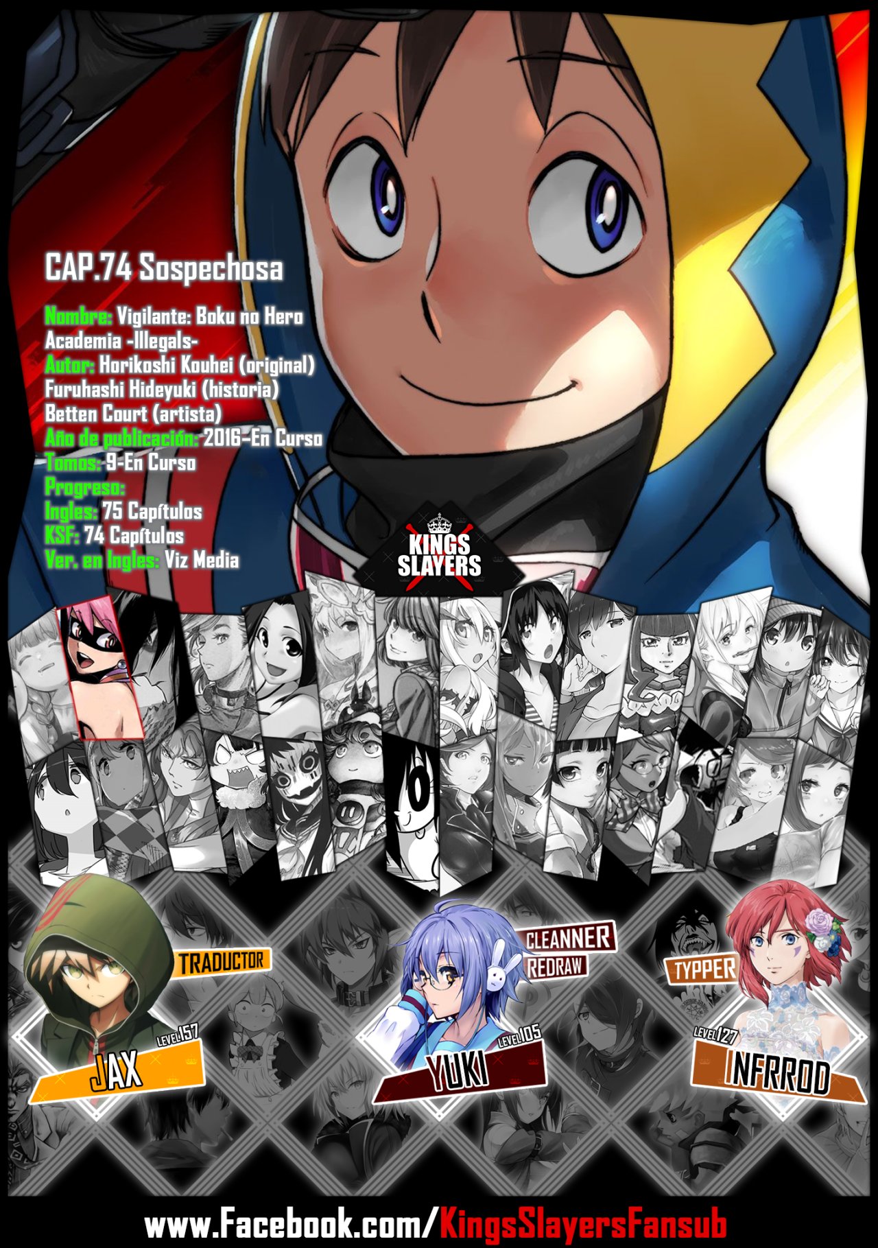 Read My Hero Academia_Vigilantes Español Manga Online