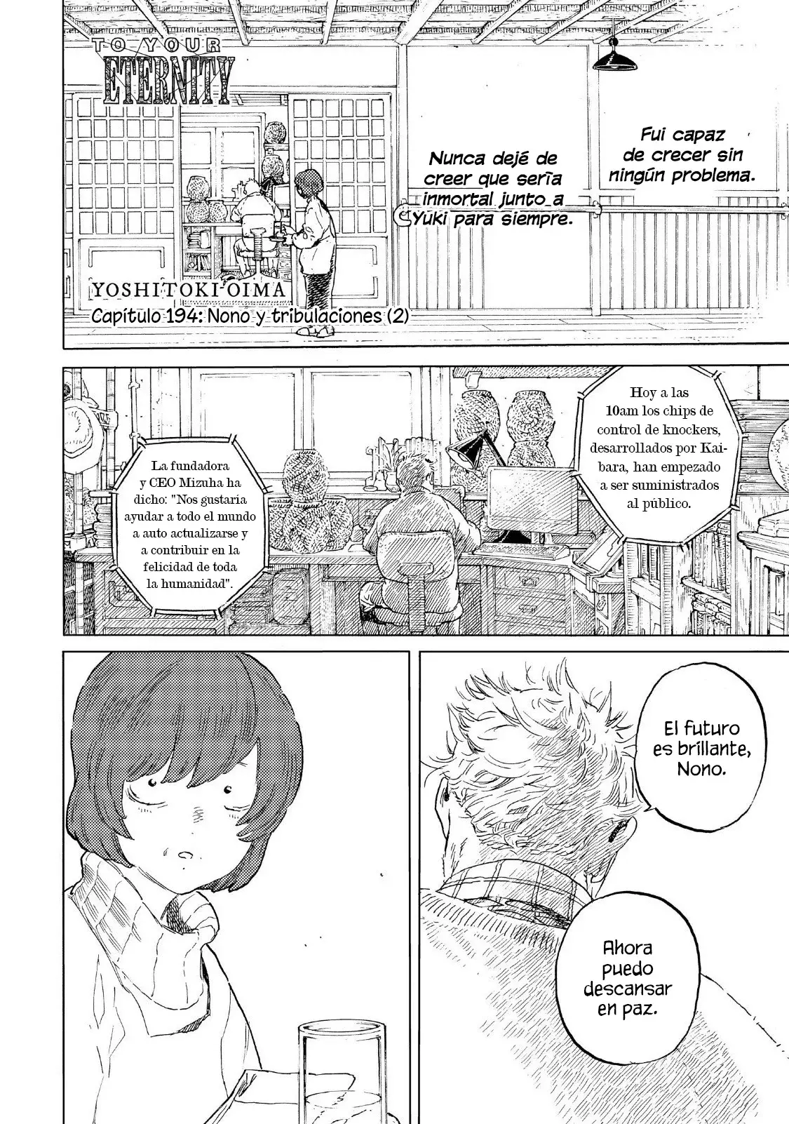 Read To Your Eternity Español Manga Online