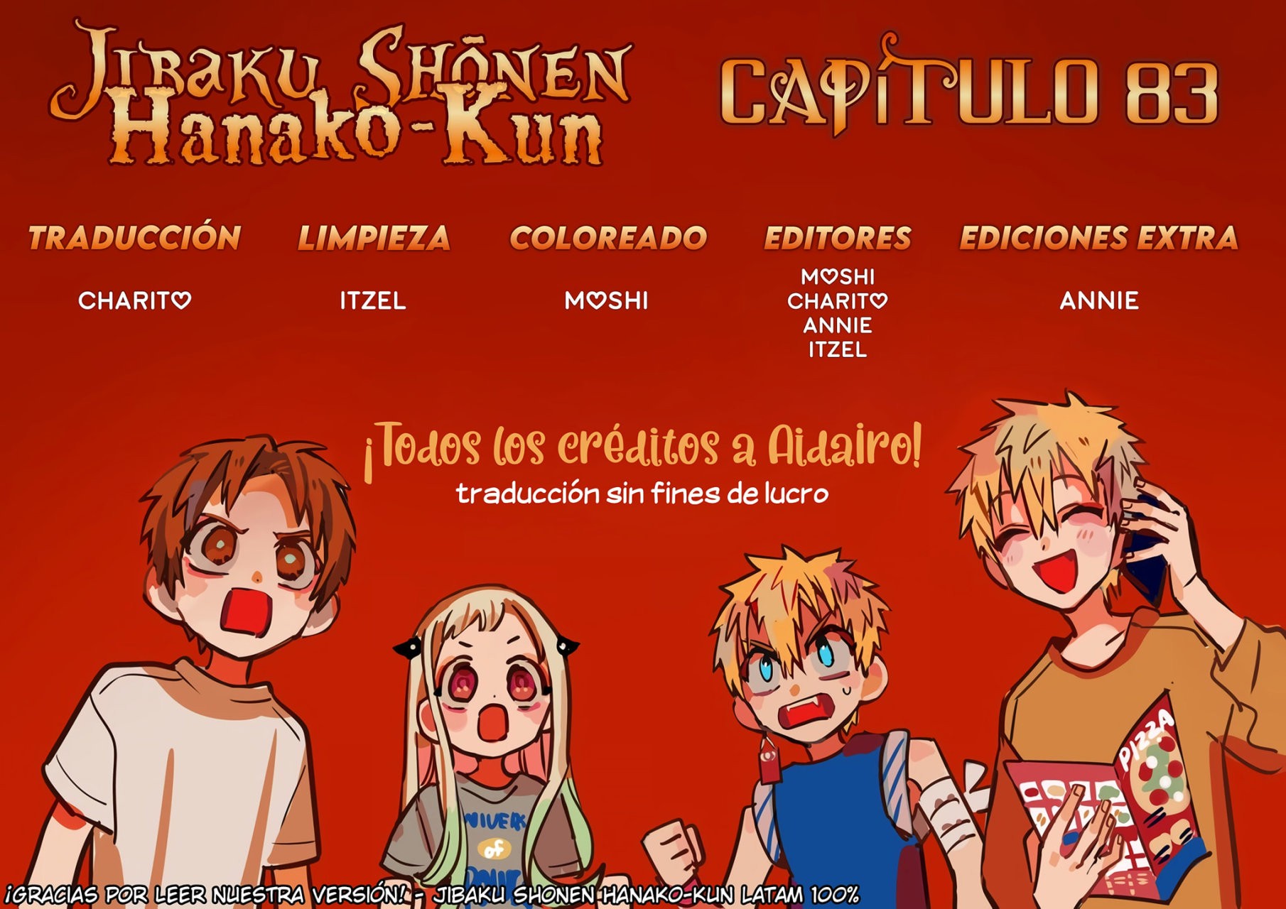 Read Toilet-bound Hanako-kun Español Manga Online
