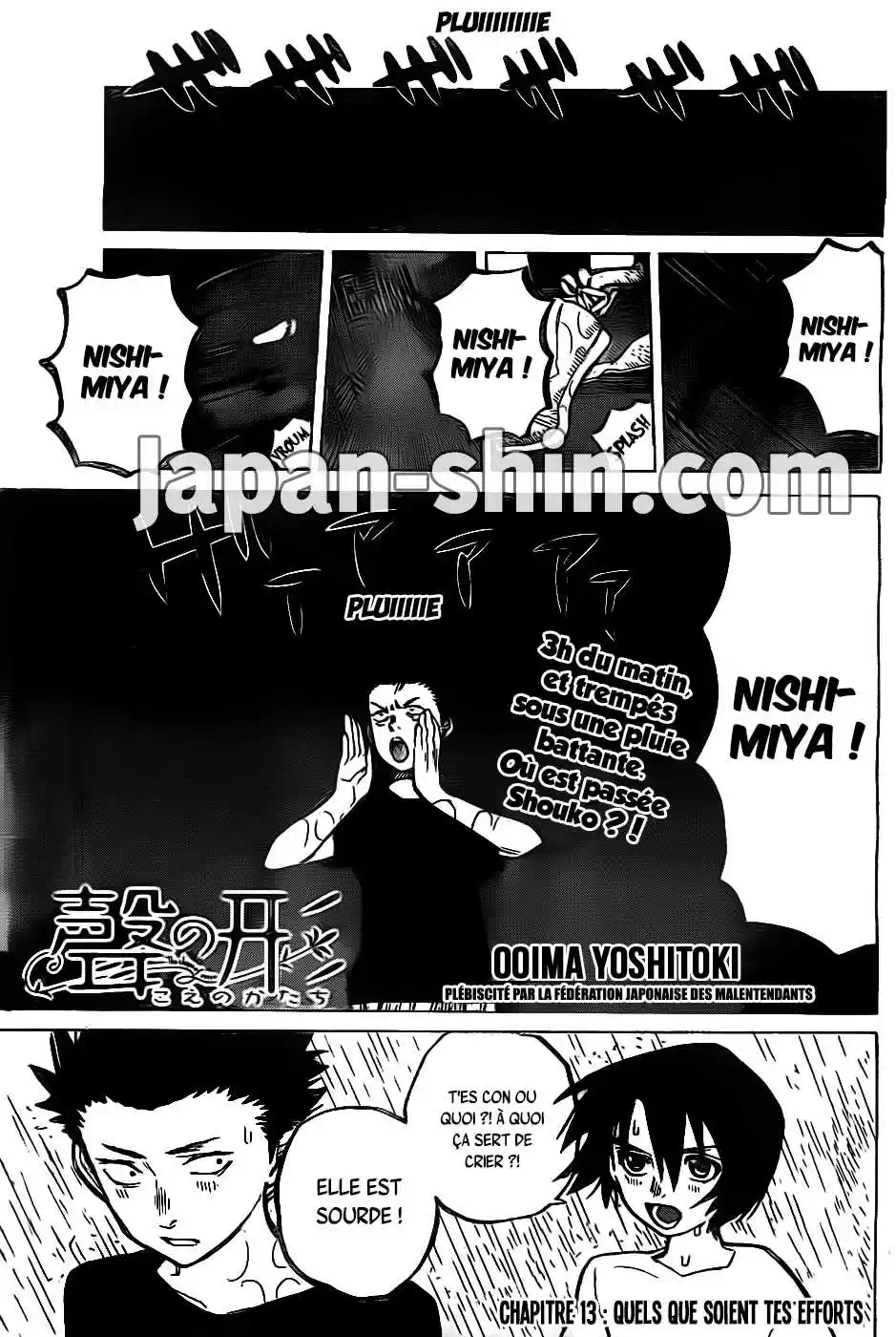 Read A Silent Voice FRANCAIS Manga Online