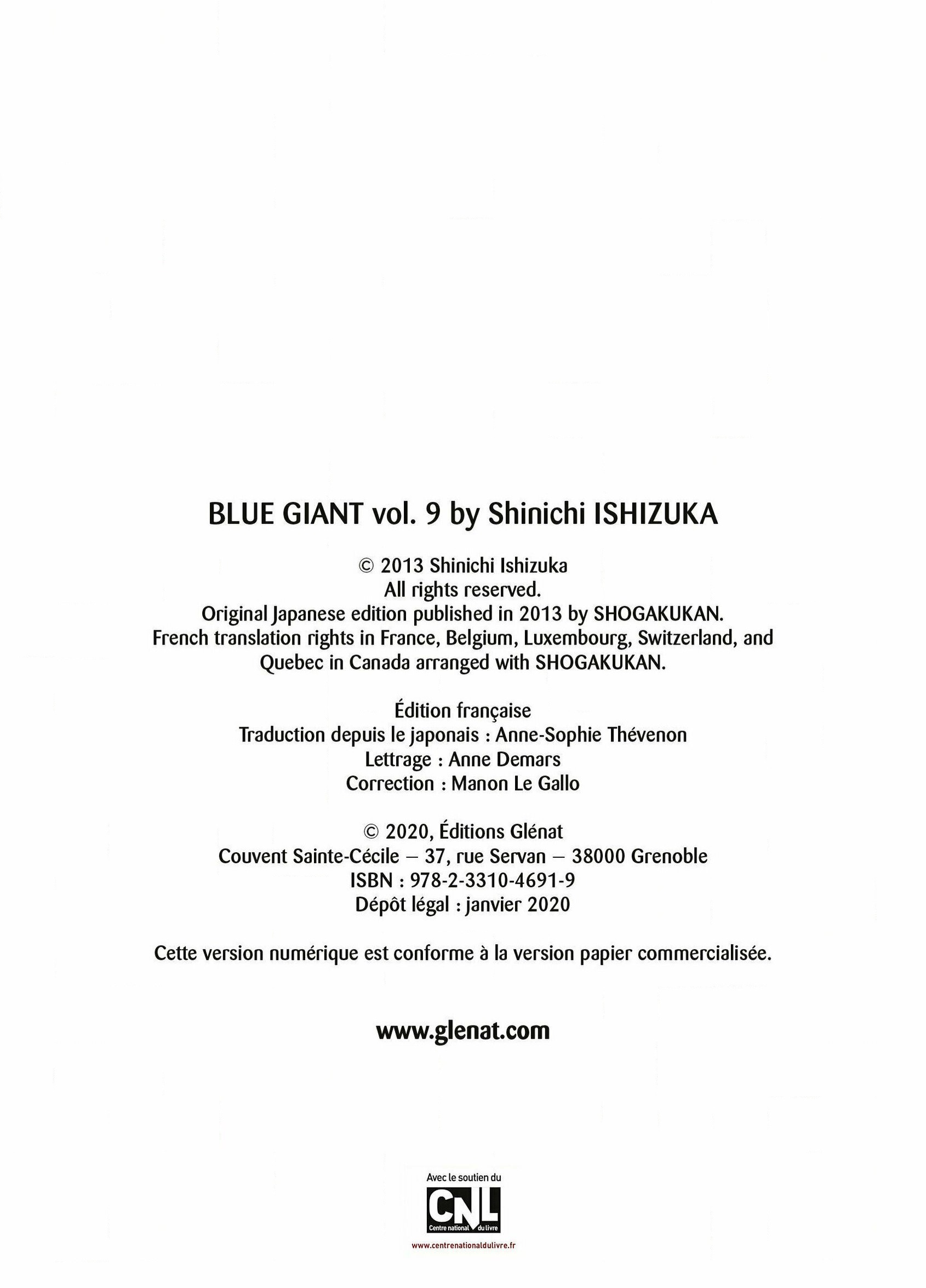 Read Blue Giant FRANCAIS Manga Online