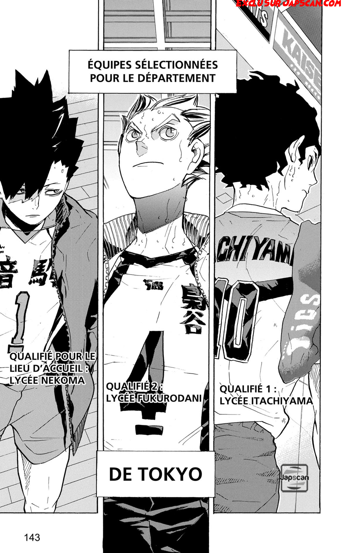 Read Haikyuu FRANCAIS Manga Online