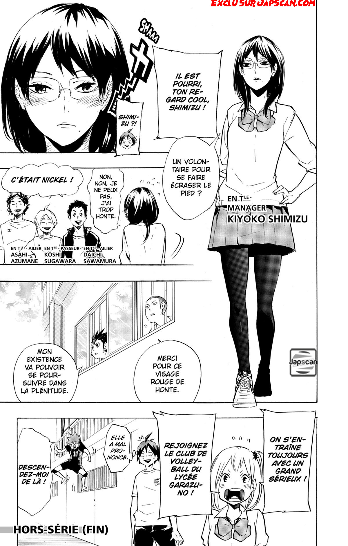 Read Haikyuu FRANCAIS Manga Online