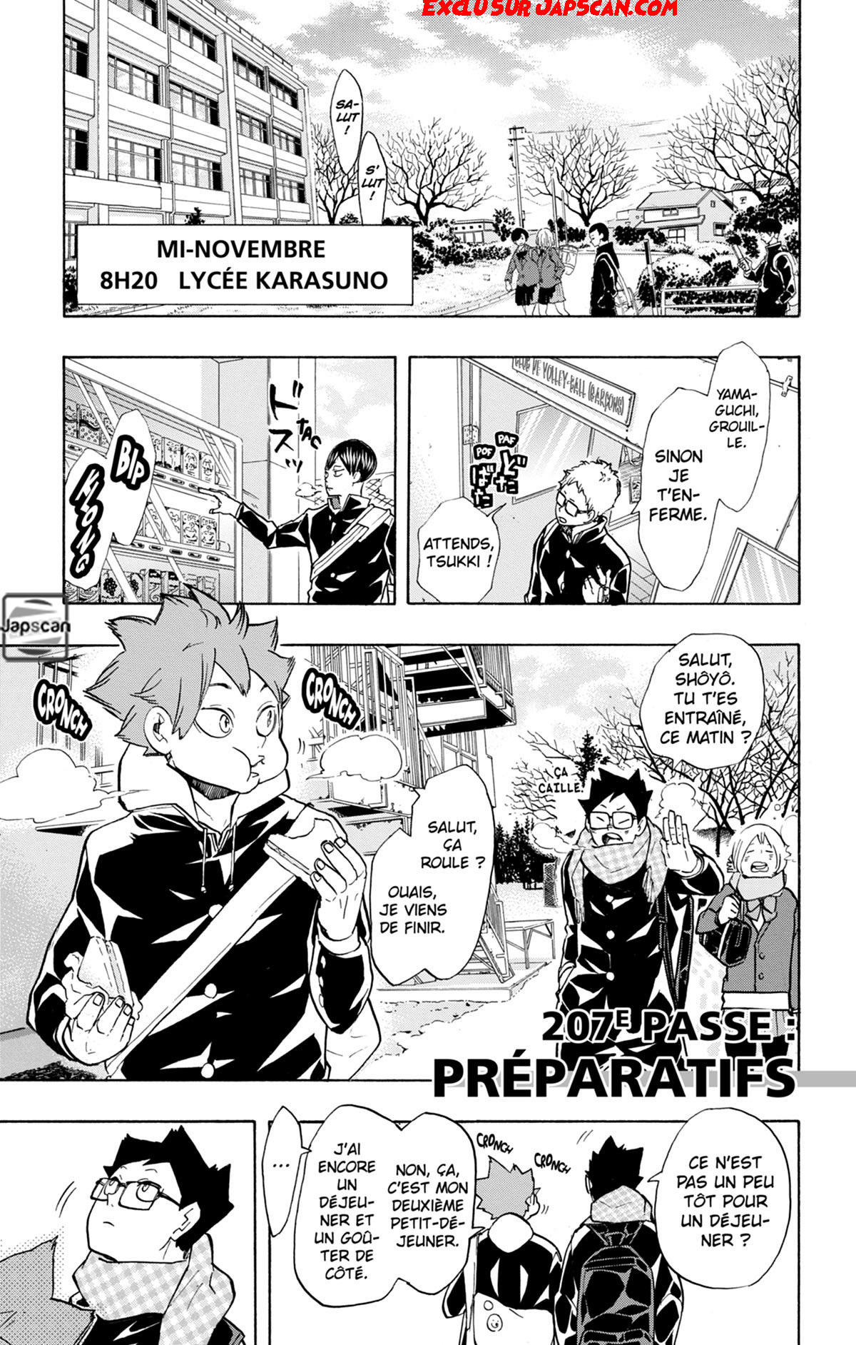 Read Haikyuu FRANCAIS Manga Online
