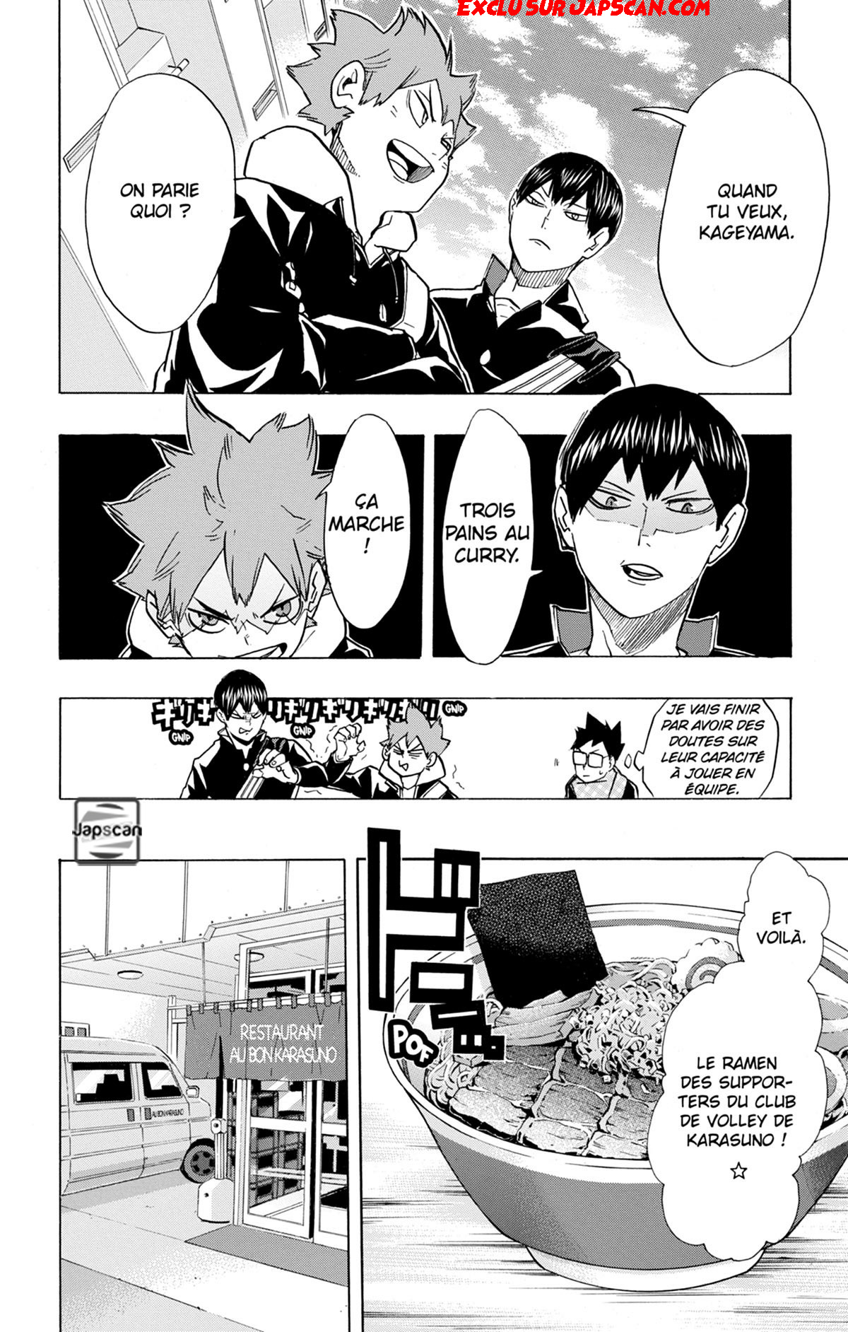 Read Haikyuu FRANCAIS Manga Online