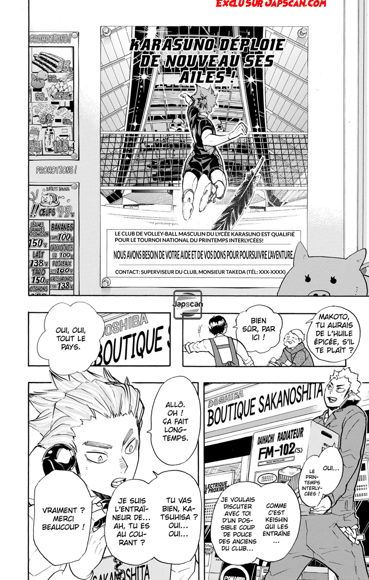 Read Haikyuu FRANCAIS Manga Online
