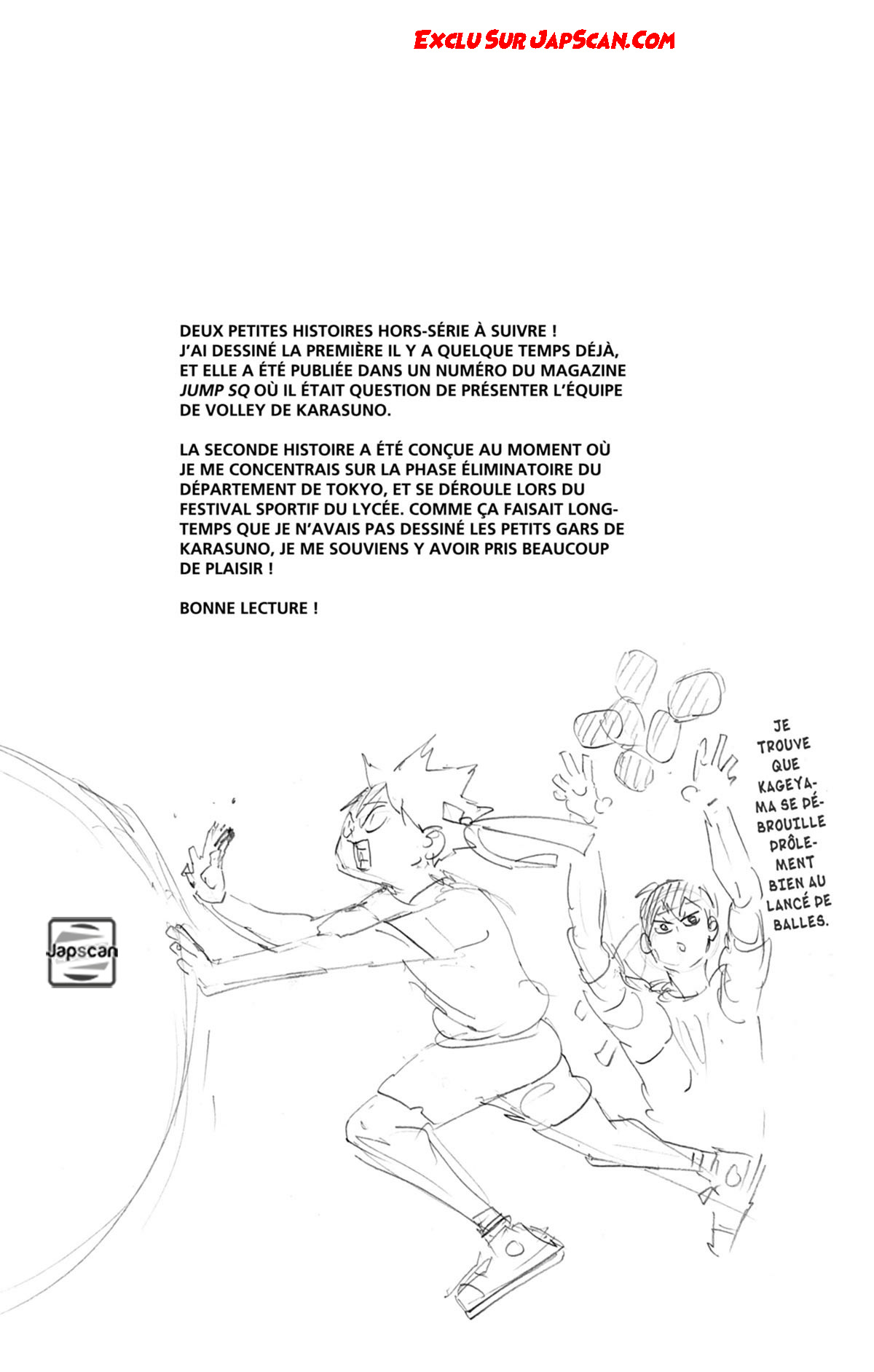 Read Haikyuu FRANCAIS Manga Online