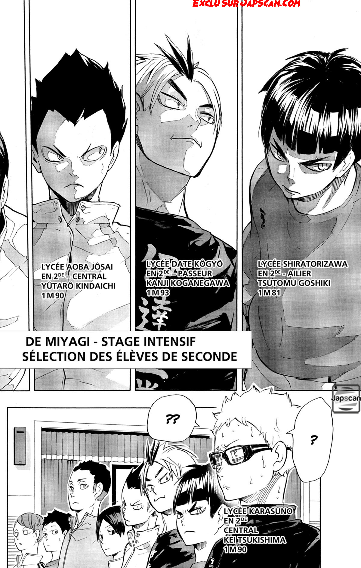 Read Haikyuu FRANCAIS Manga Online