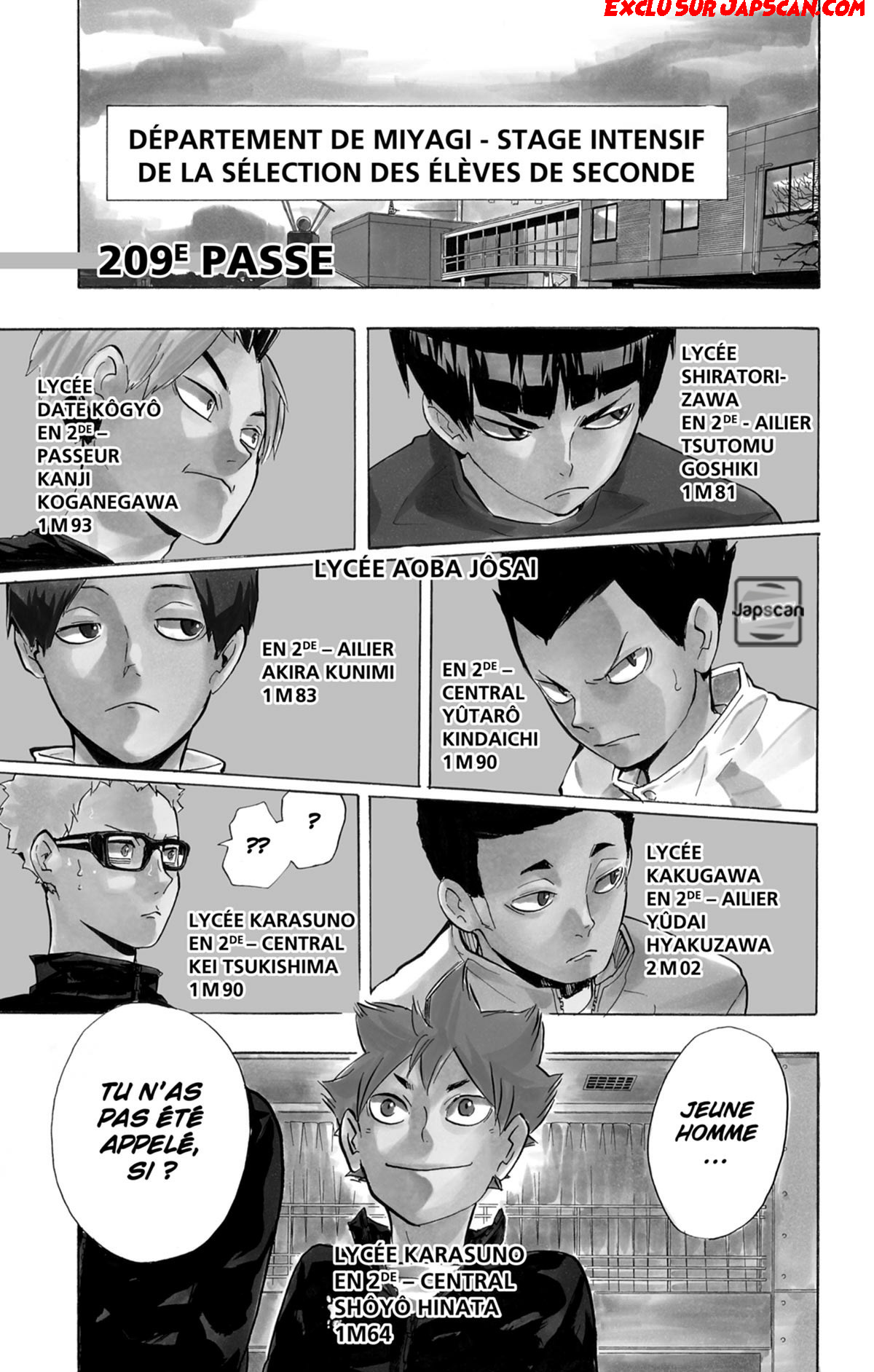 Read Haikyuu FRANCAIS Manga Online