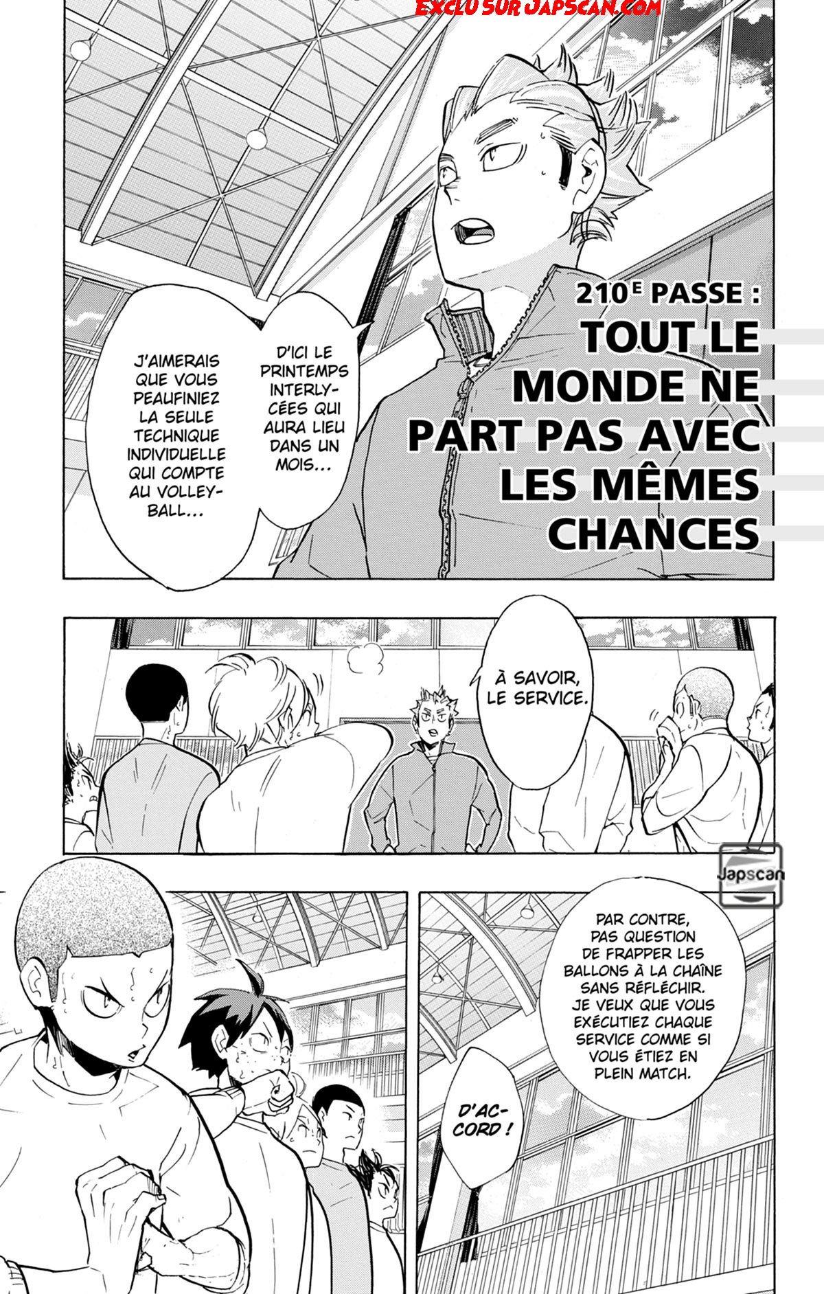 Read Haikyuu FRANCAIS Manga Online