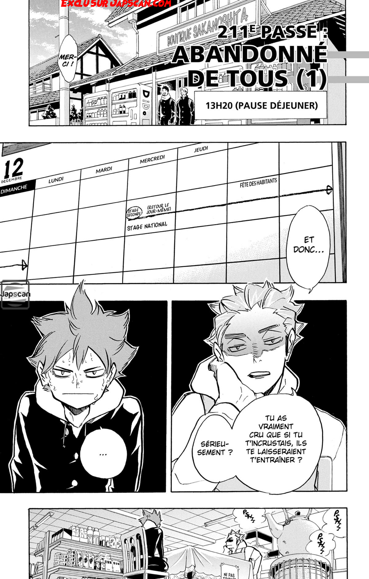Read Haikyuu FRANCAIS Manga Online