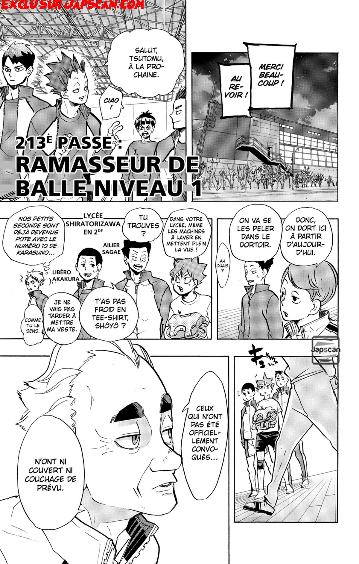 Read Haikyuu FRANCAIS Manga Online