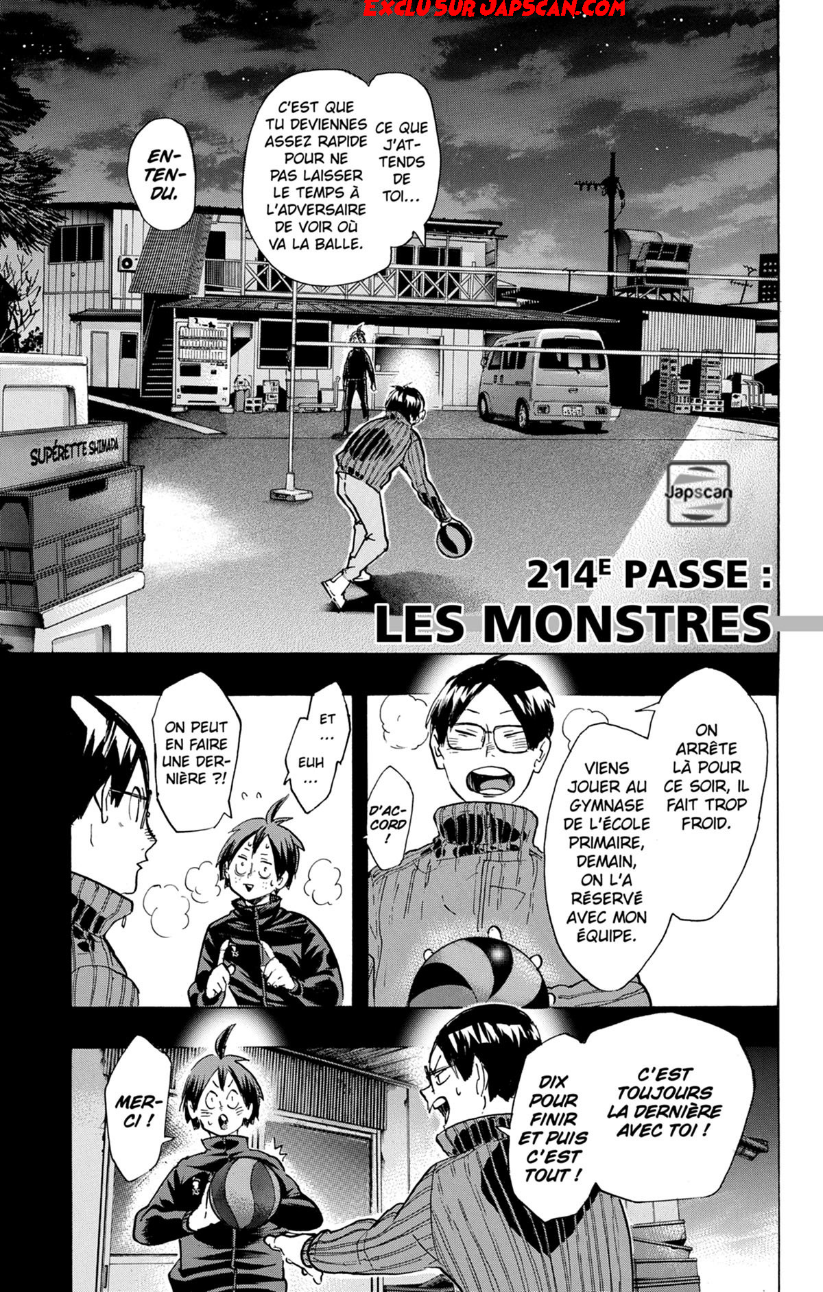 Read Haikyuu FRANCAIS Manga Online