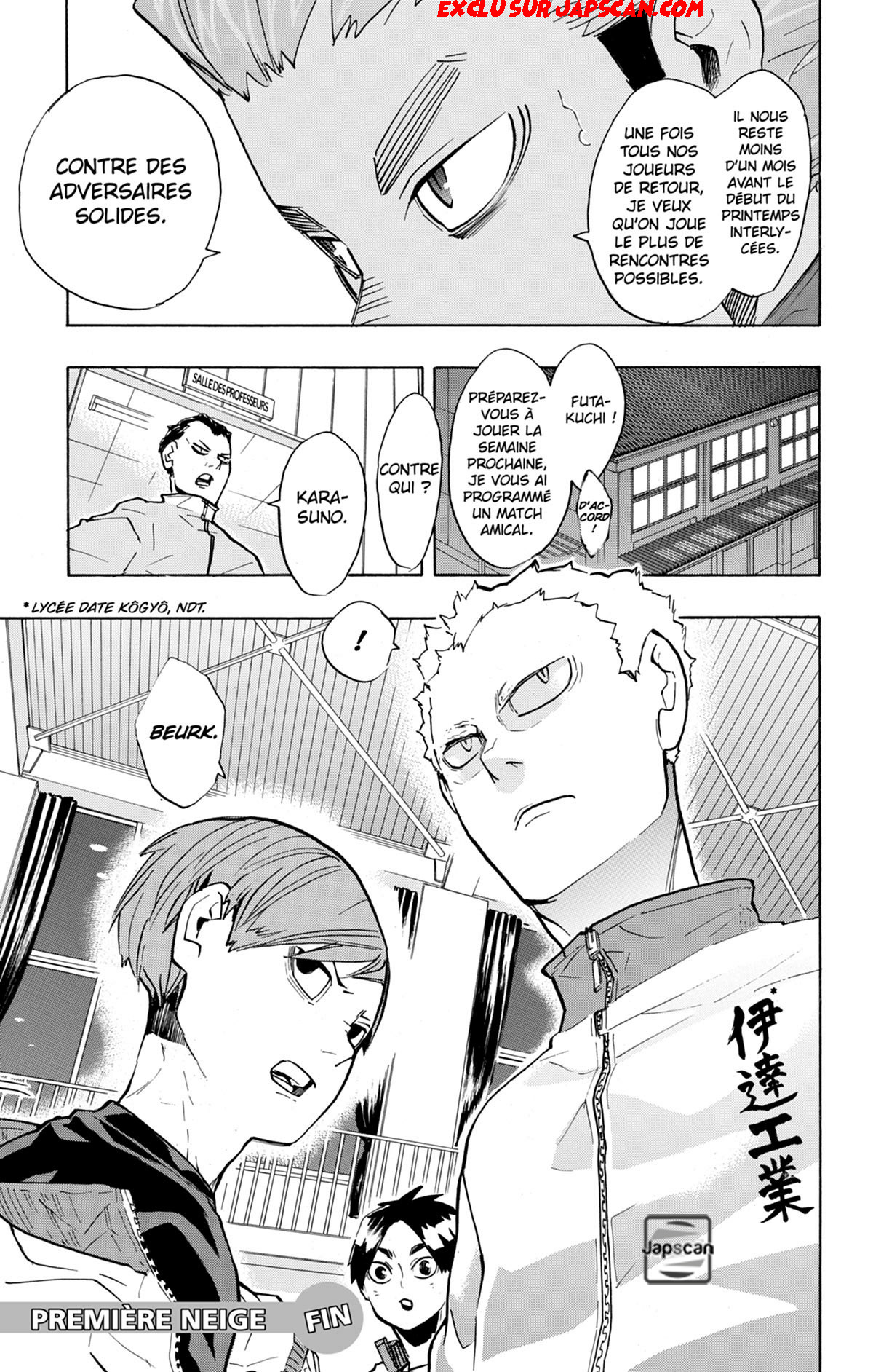 Read Haikyuu FRANCAIS Manga Online