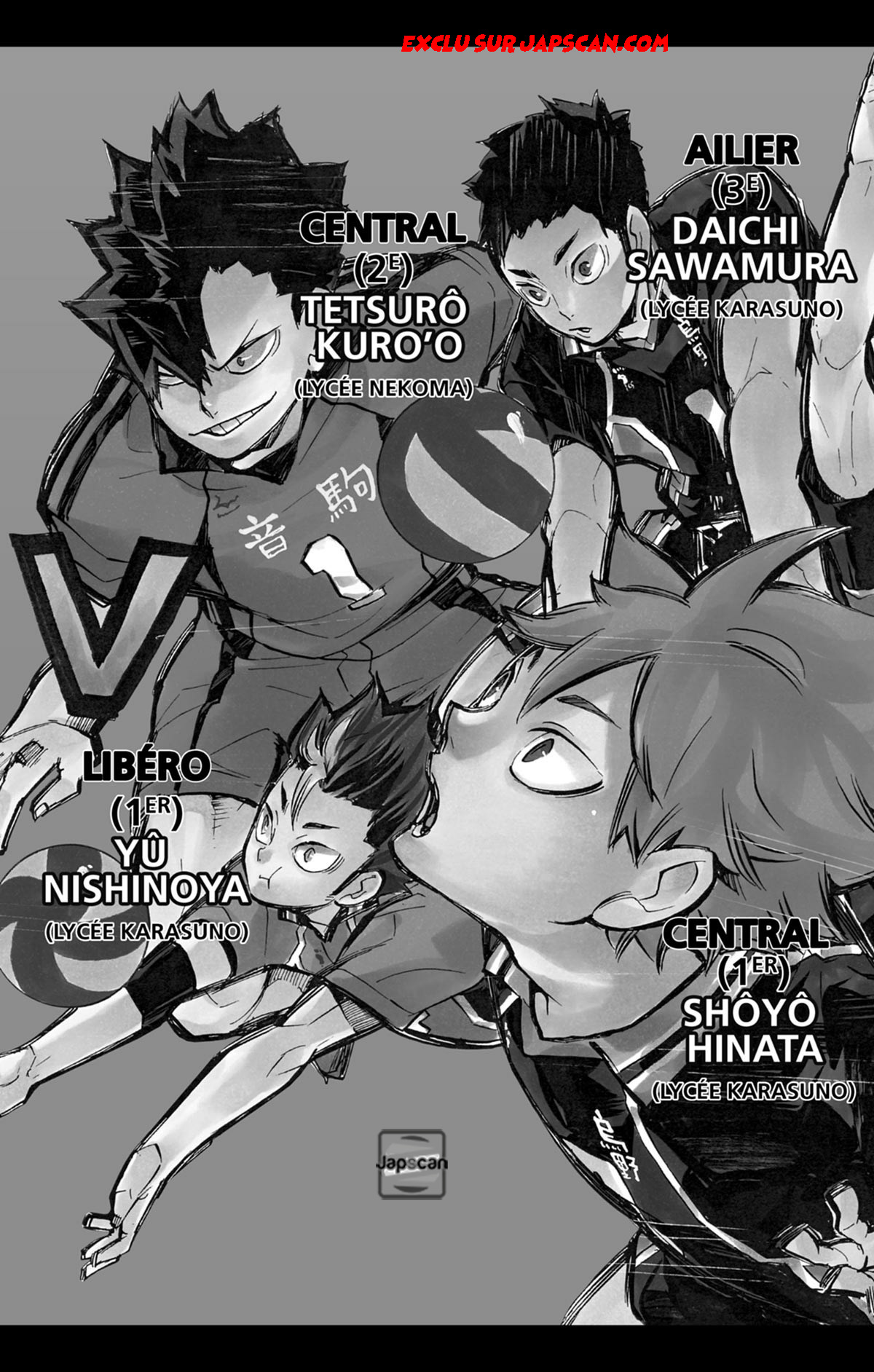 Read Haikyuu FRANCAIS Manga Online