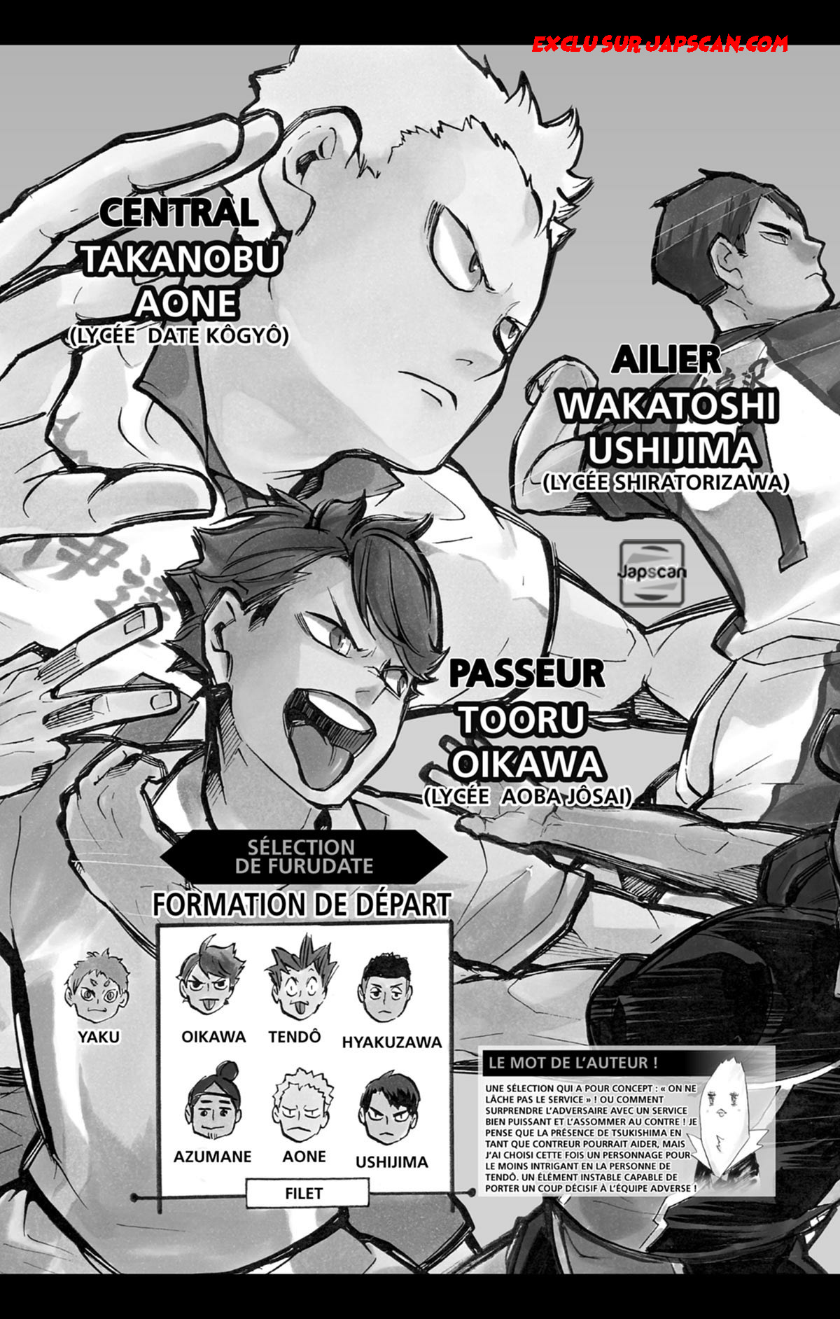 Read Haikyuu FRANCAIS Manga Online