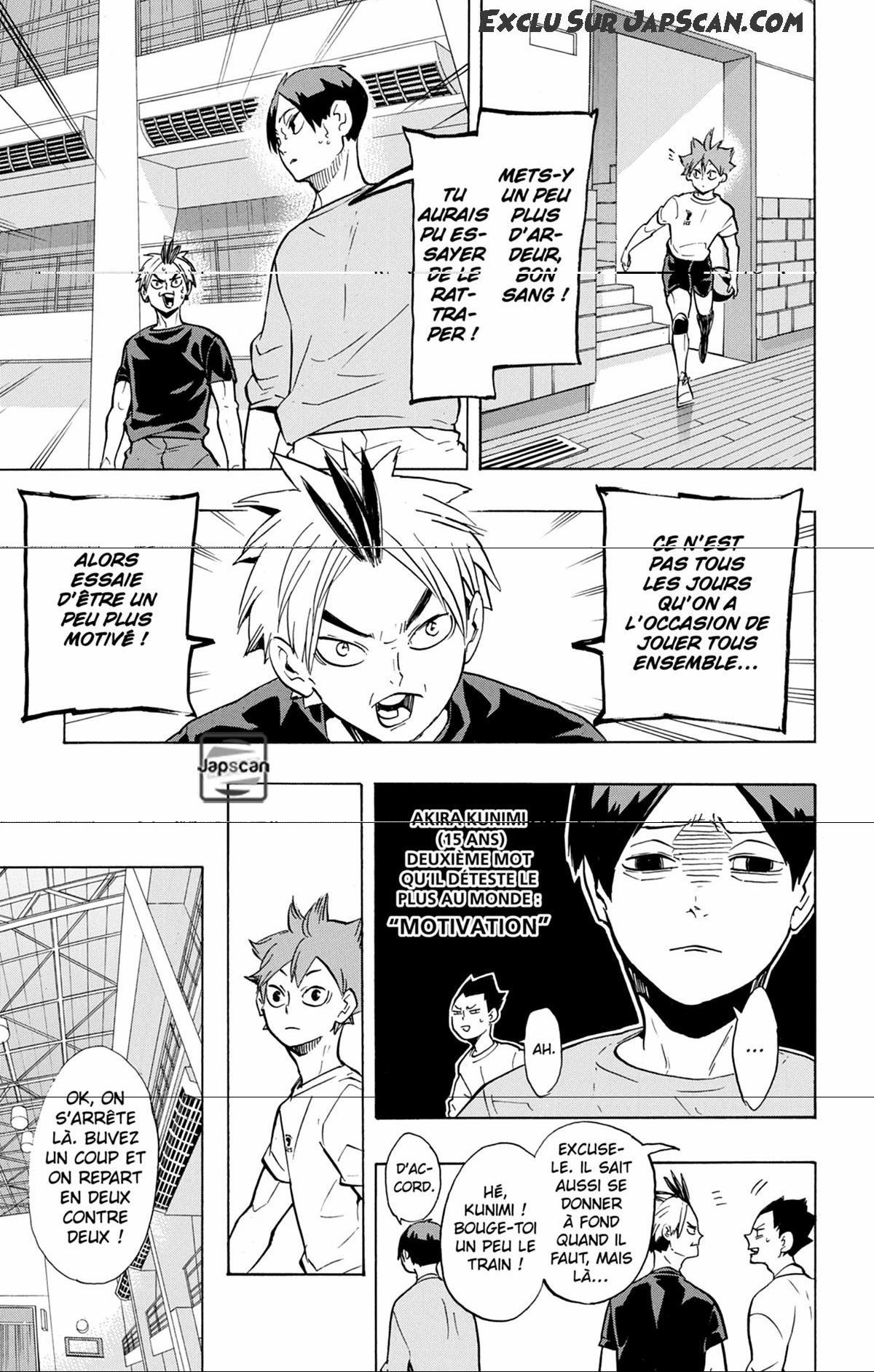 Read Haikyuu FRANCAIS Manga Online