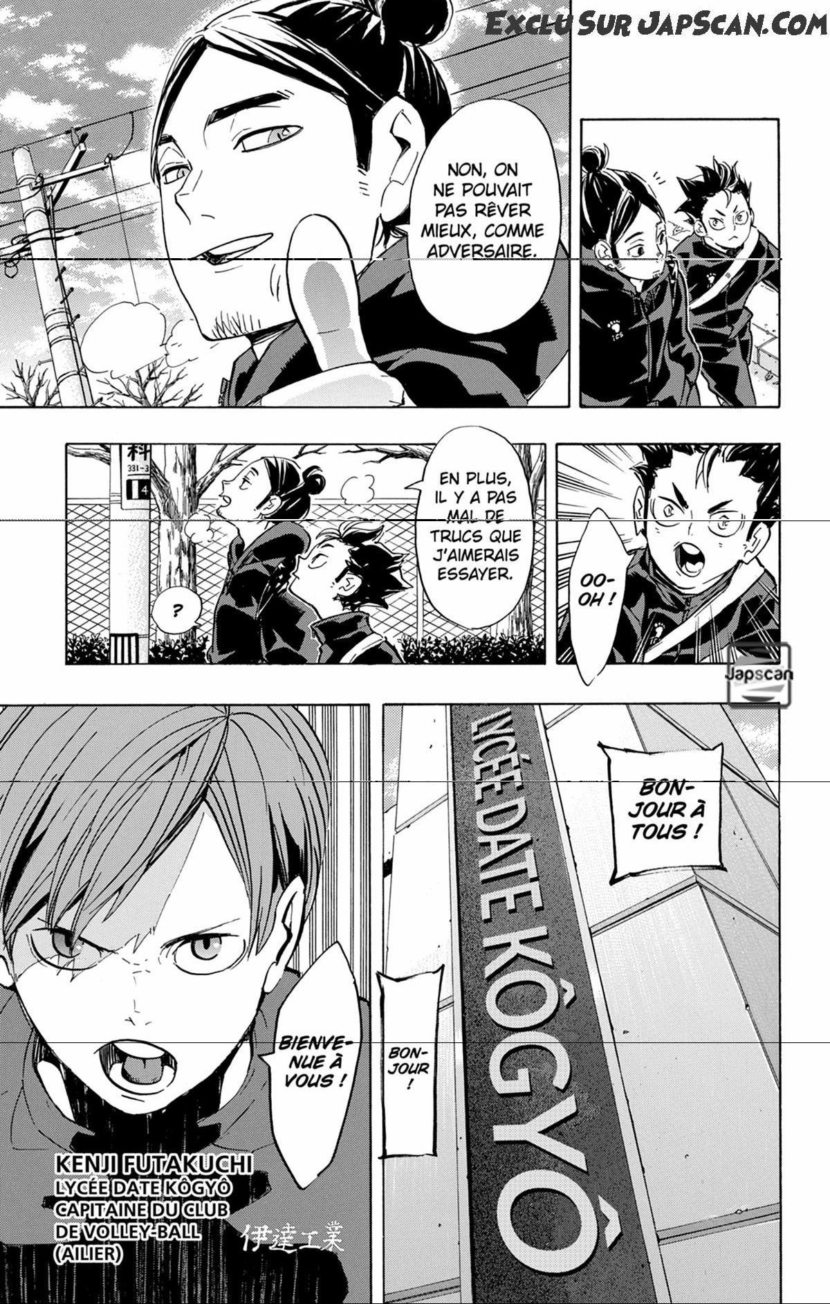 Read Haikyuu FRANCAIS Manga Online