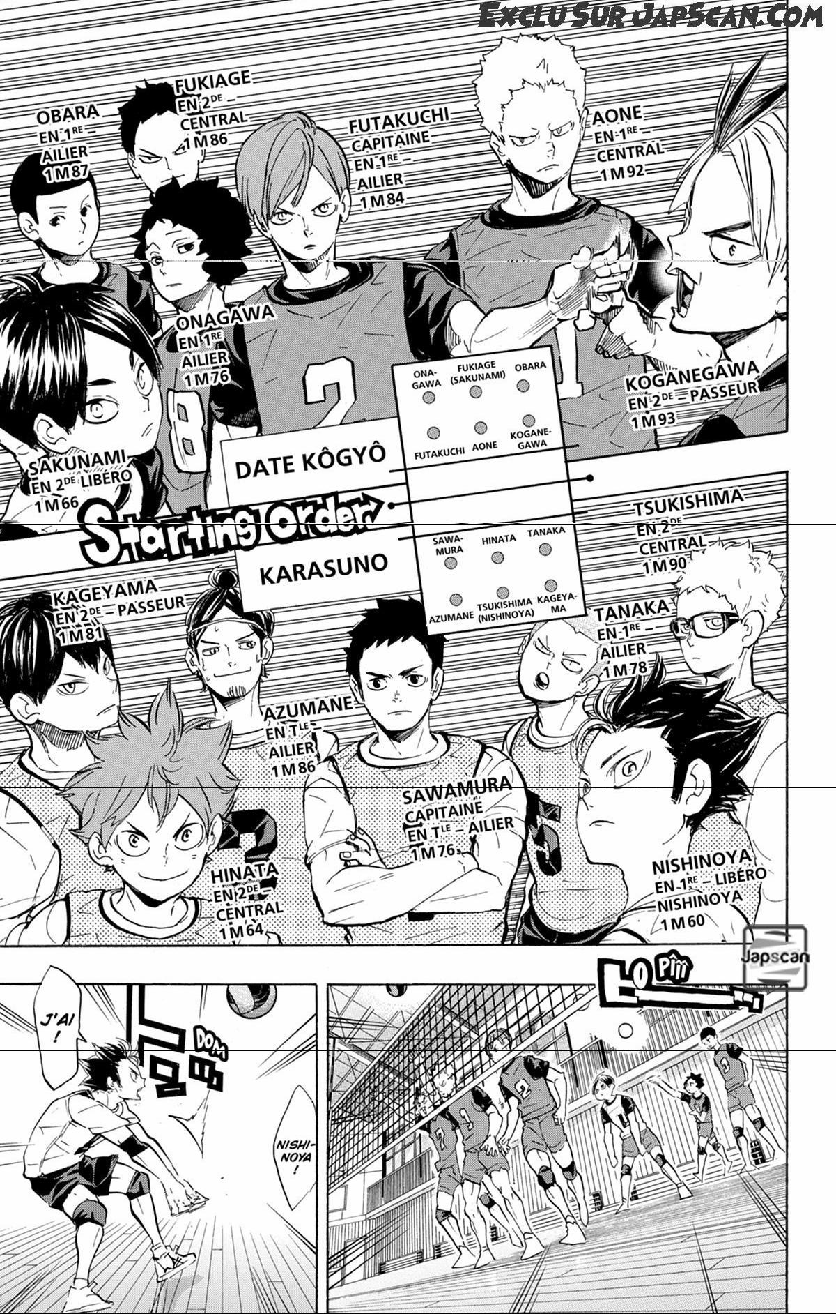 Read Haikyuu FRANCAIS Manga Online