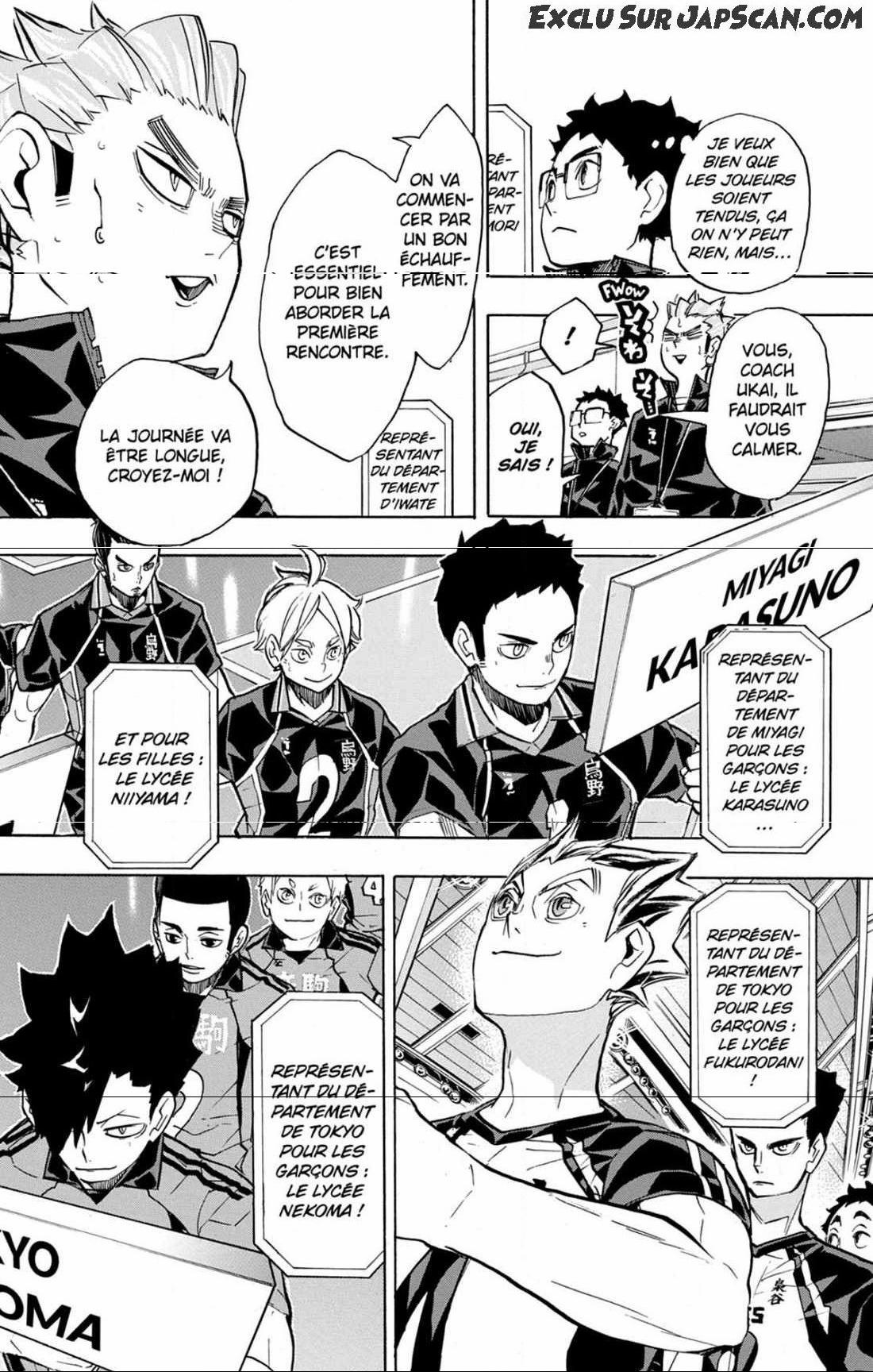 Read Haikyuu FRANCAIS Manga Online