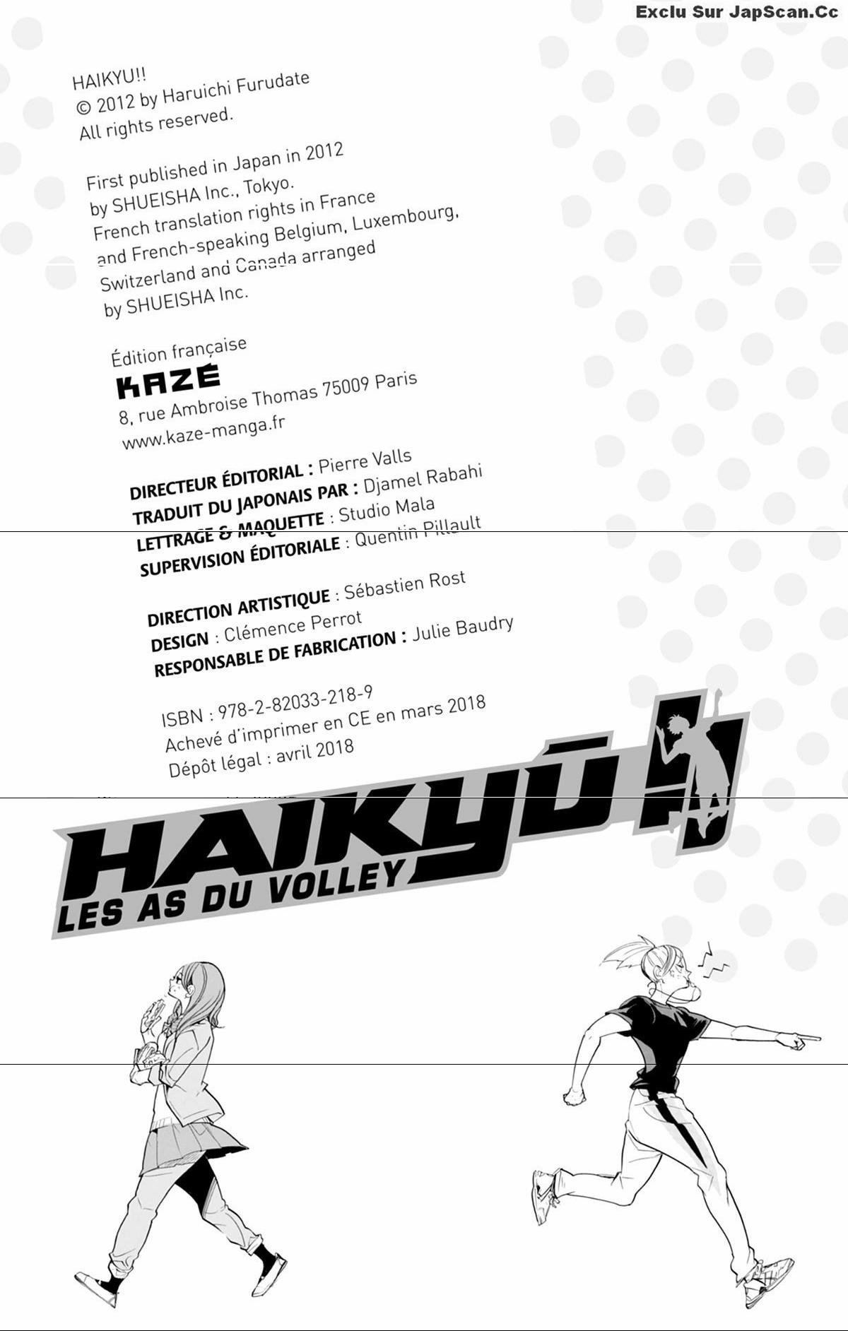 Read Haikyuu FRANCAIS Manga Online