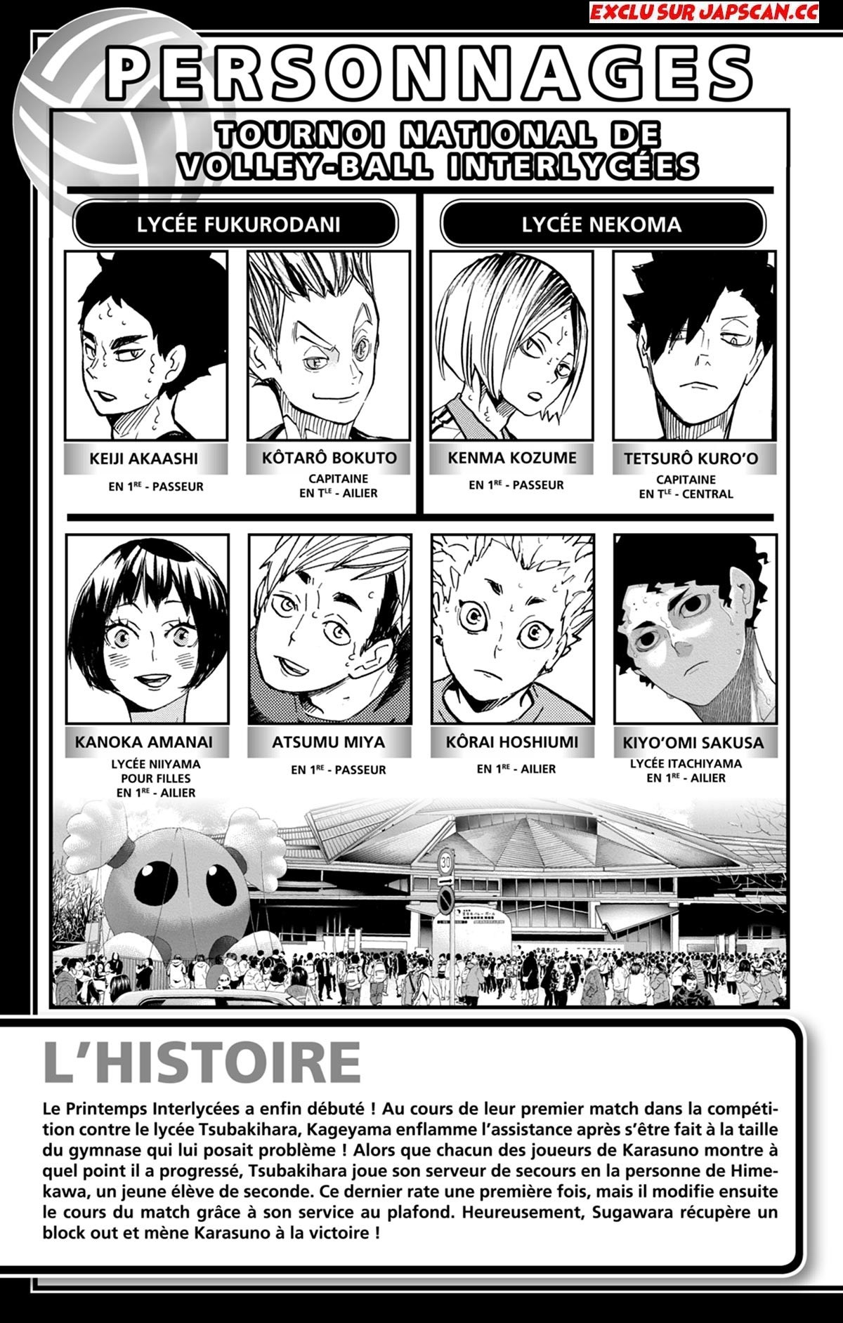 Read Haikyuu FRANCAIS Manga Online