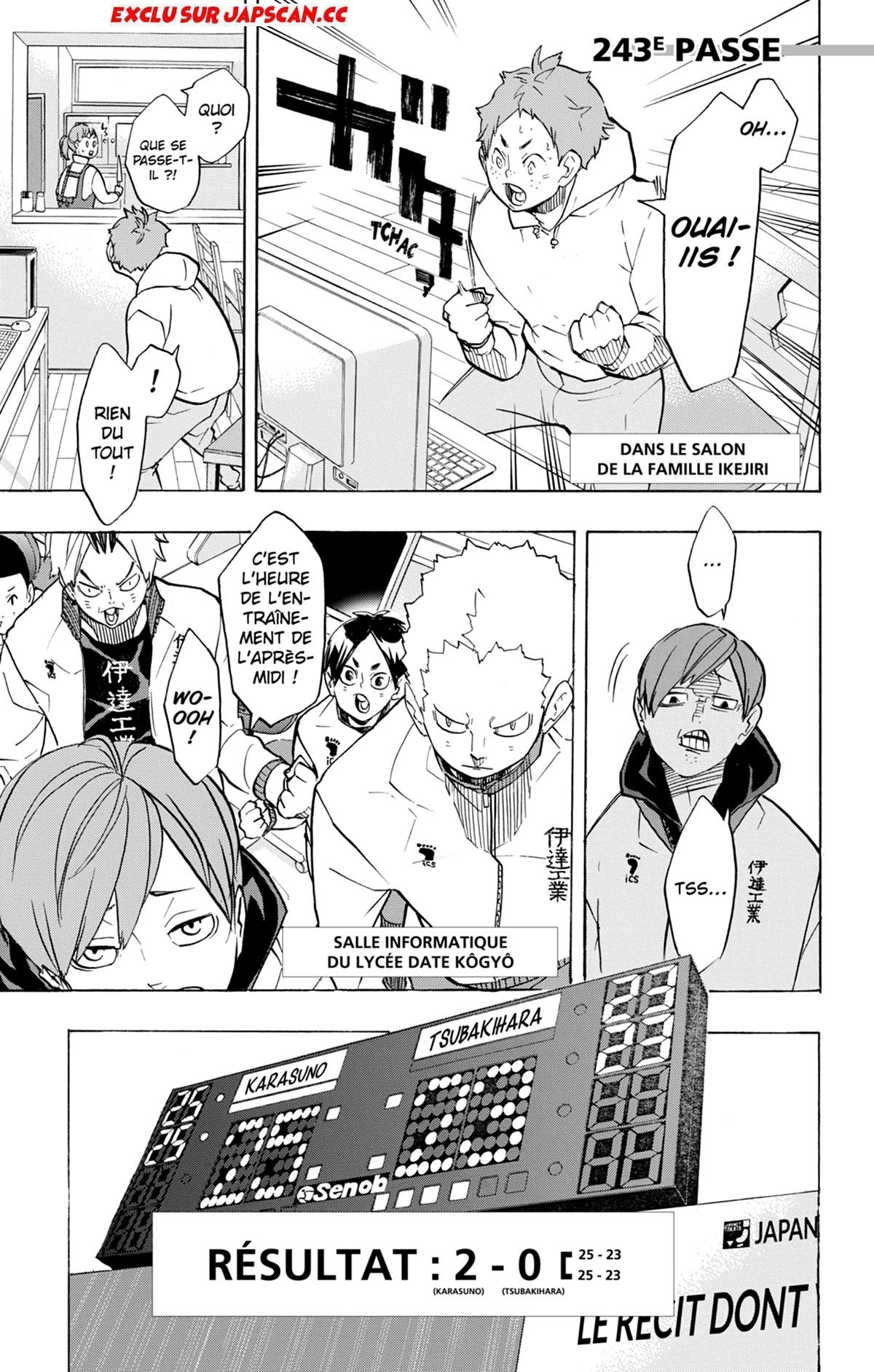 Read Haikyuu FRANCAIS Manga Online