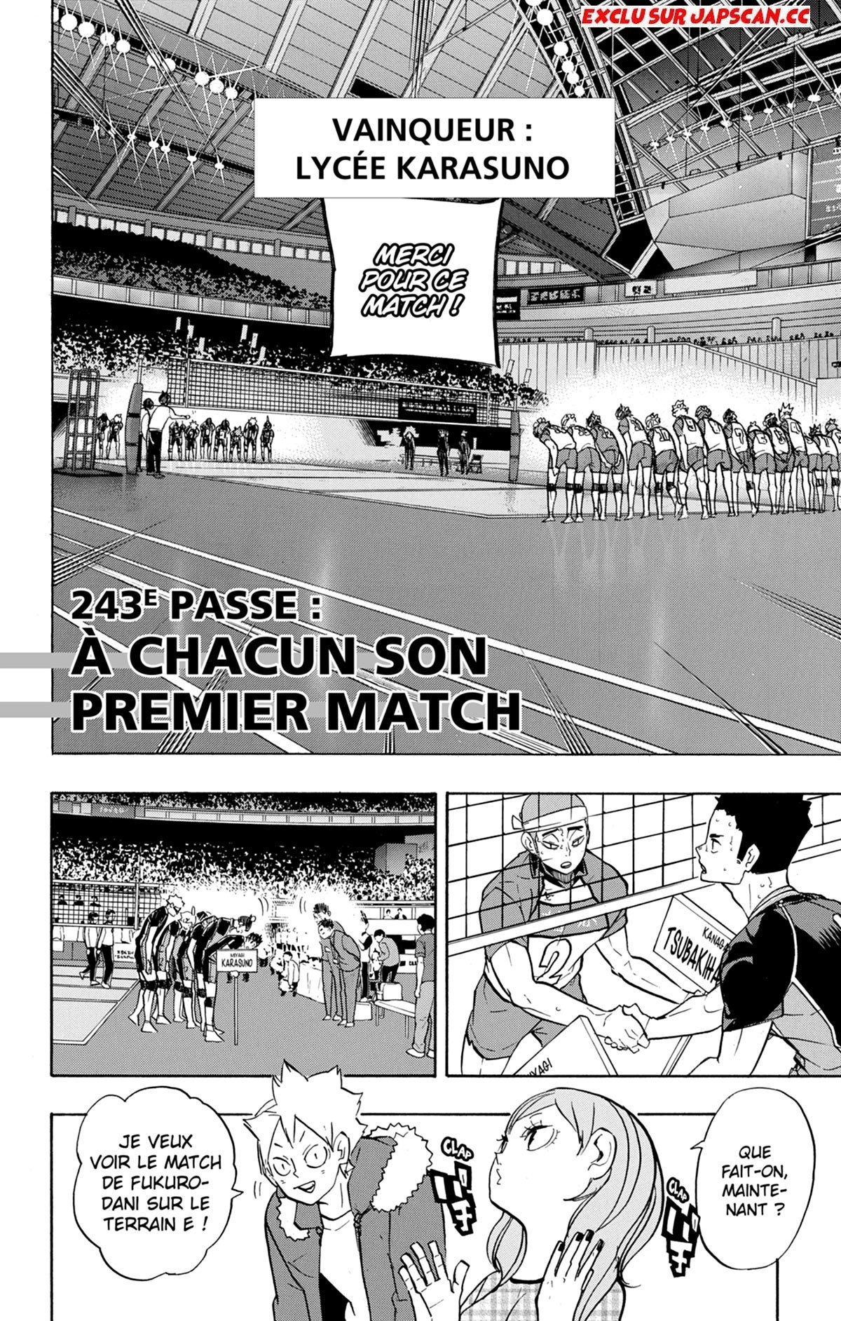 Read Haikyuu FRANCAIS Manga Online