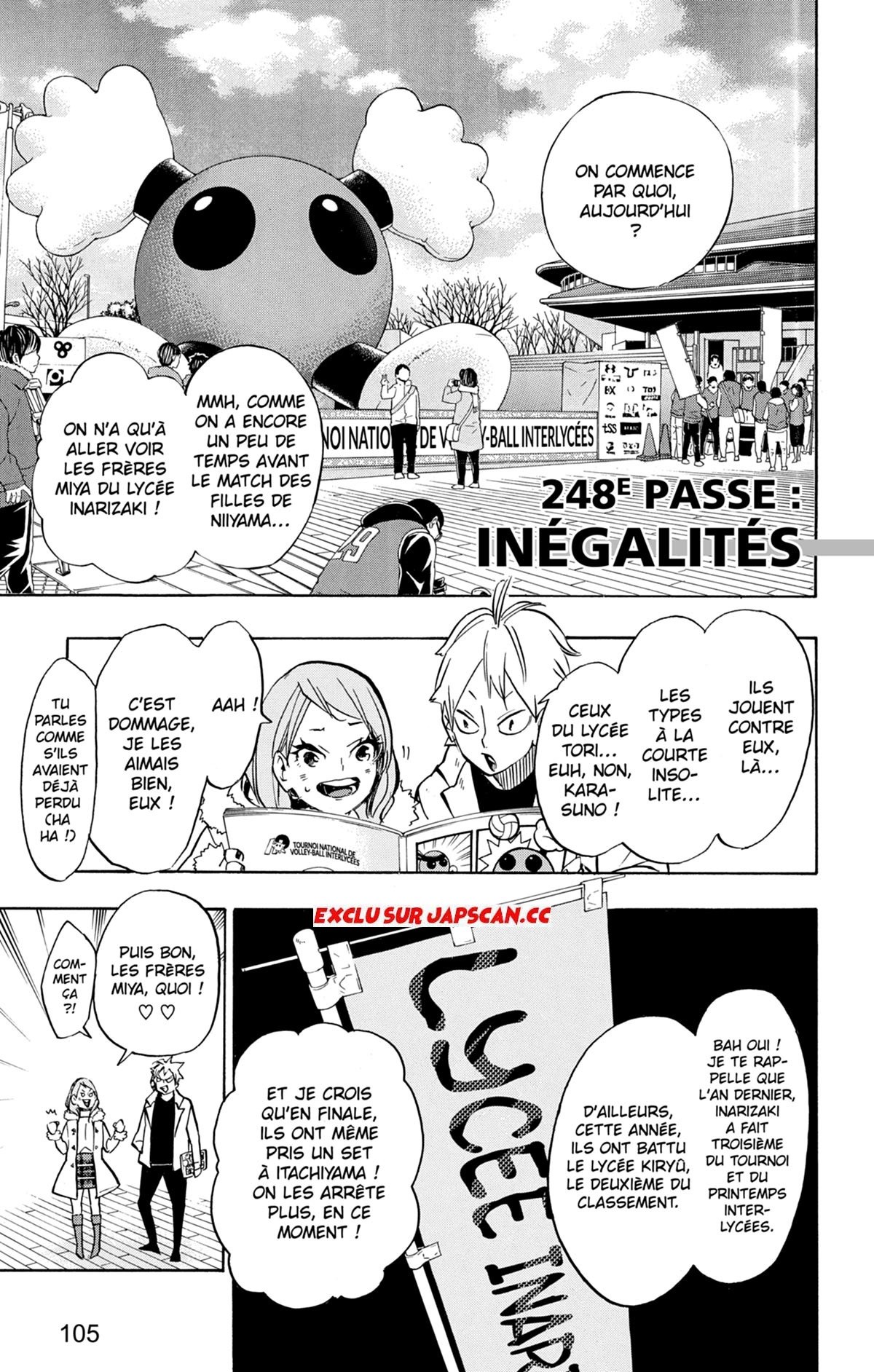 Read Haikyuu FRANCAIS Manga Online