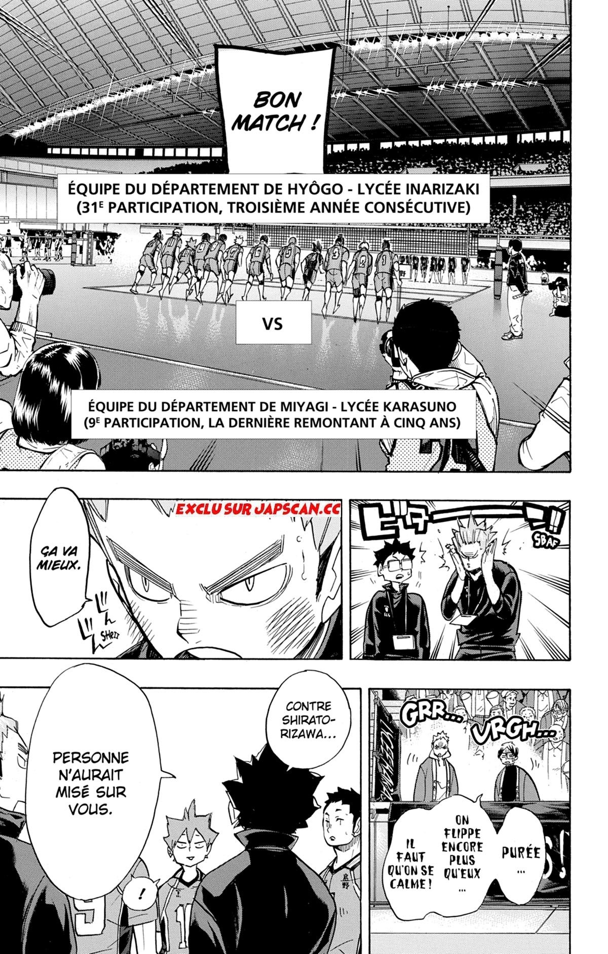 Read Haikyuu FRANCAIS Manga Online