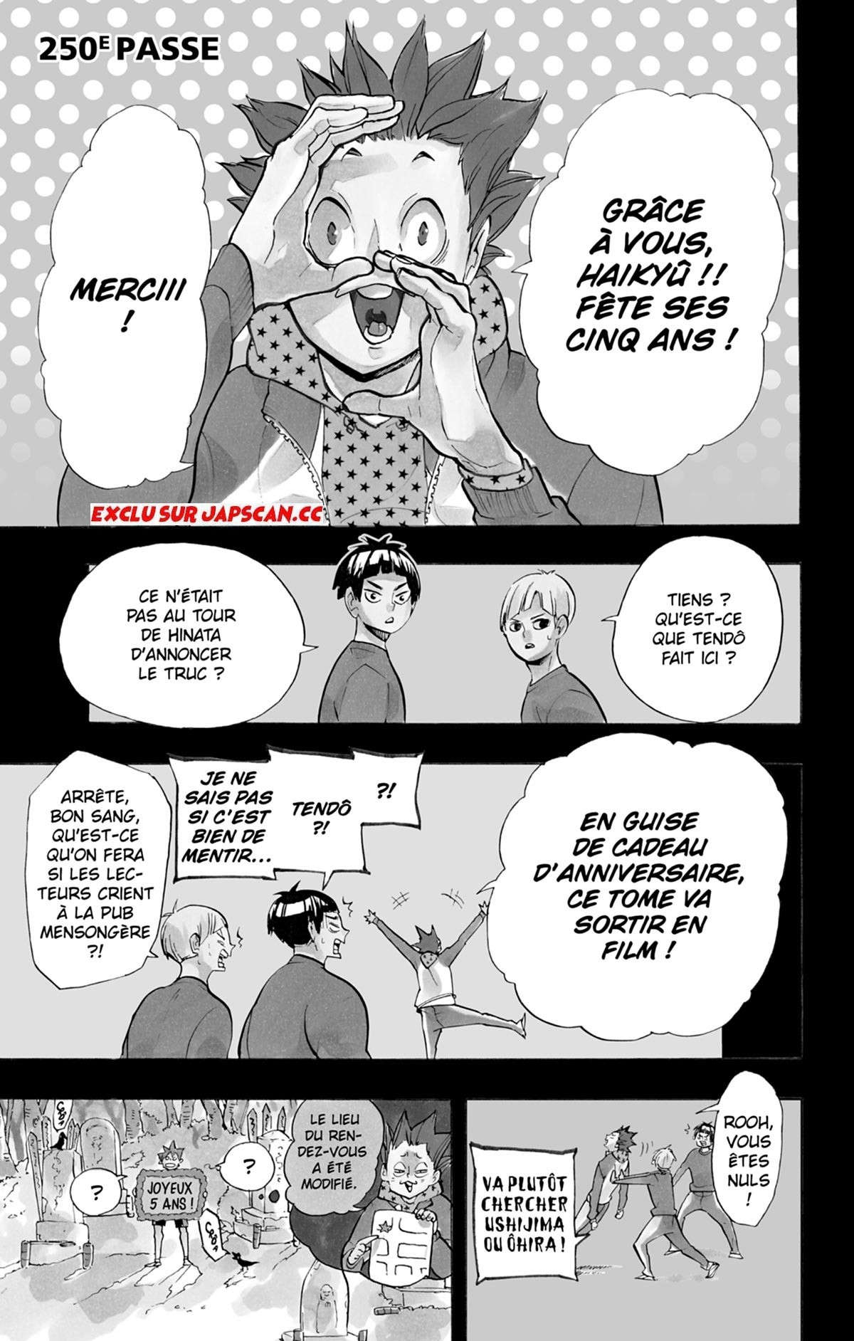 Read Haikyuu FRANCAIS Manga Online