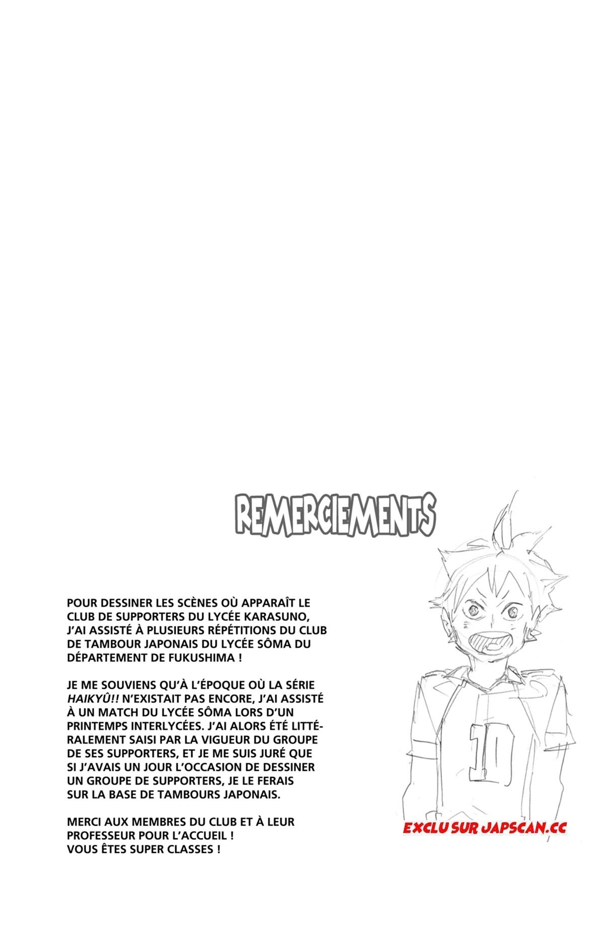 Read Haikyuu FRANCAIS Manga Online