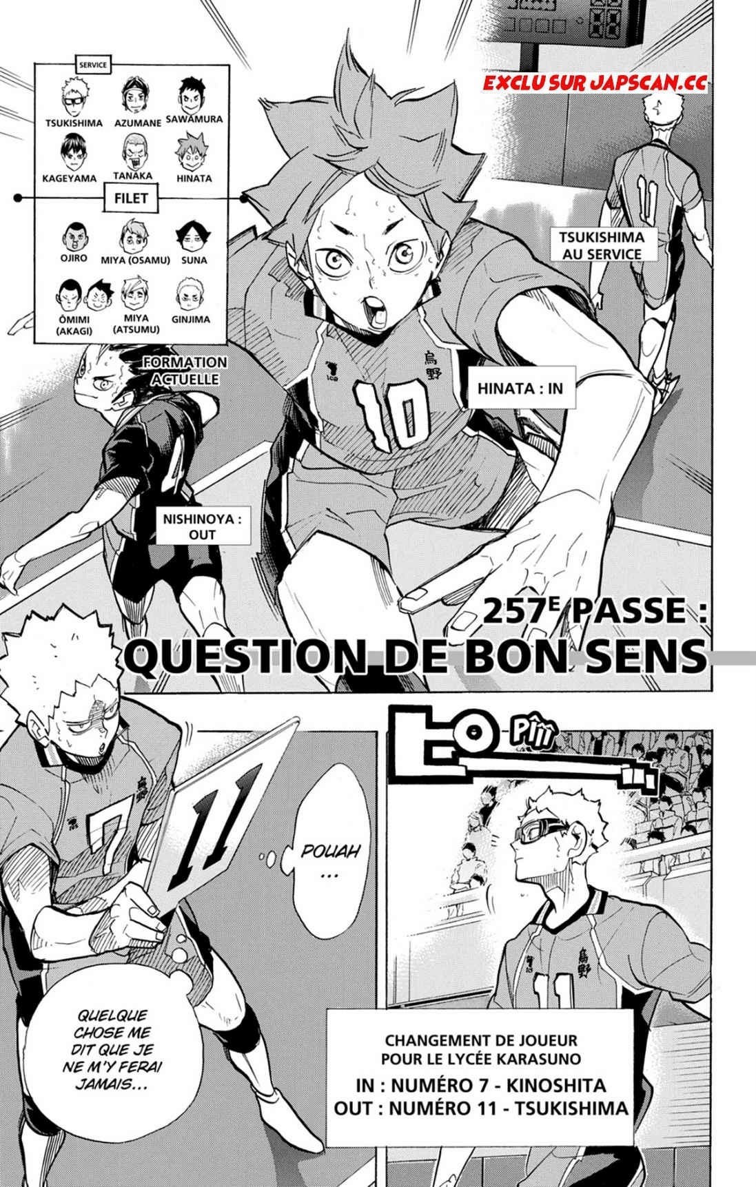 Read Haikyuu FRANCAIS Manga Online