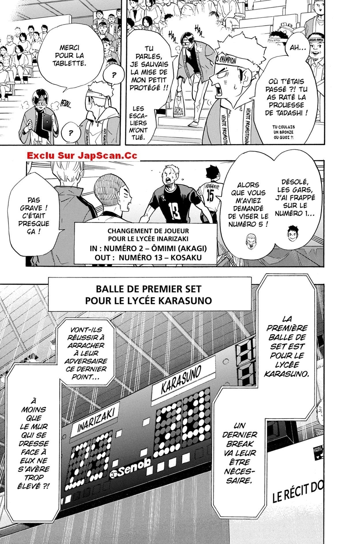 Read Haikyuu FRANCAIS Manga Online