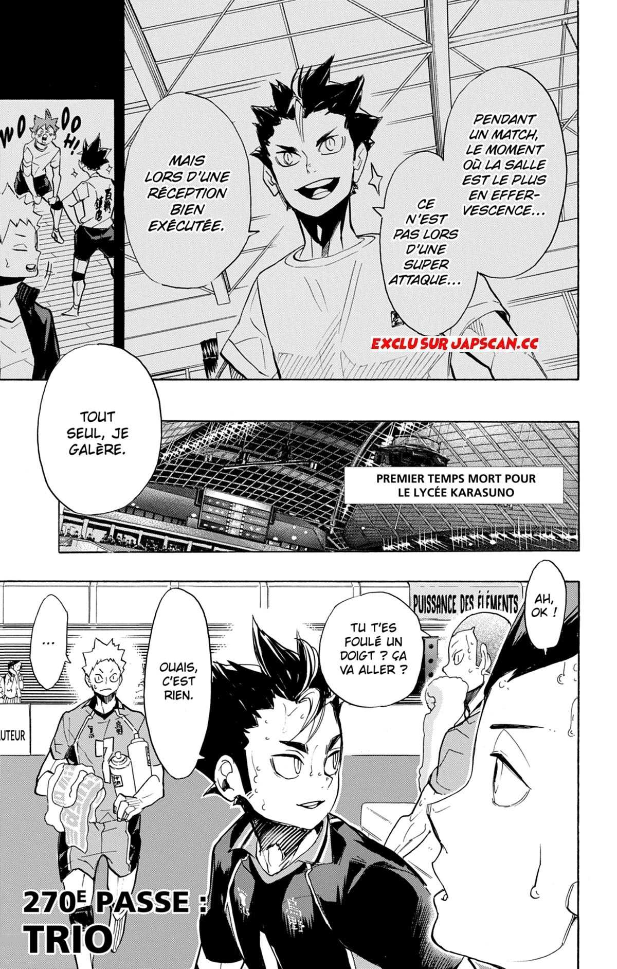 Read Haikyuu FRANCAIS Manga Online