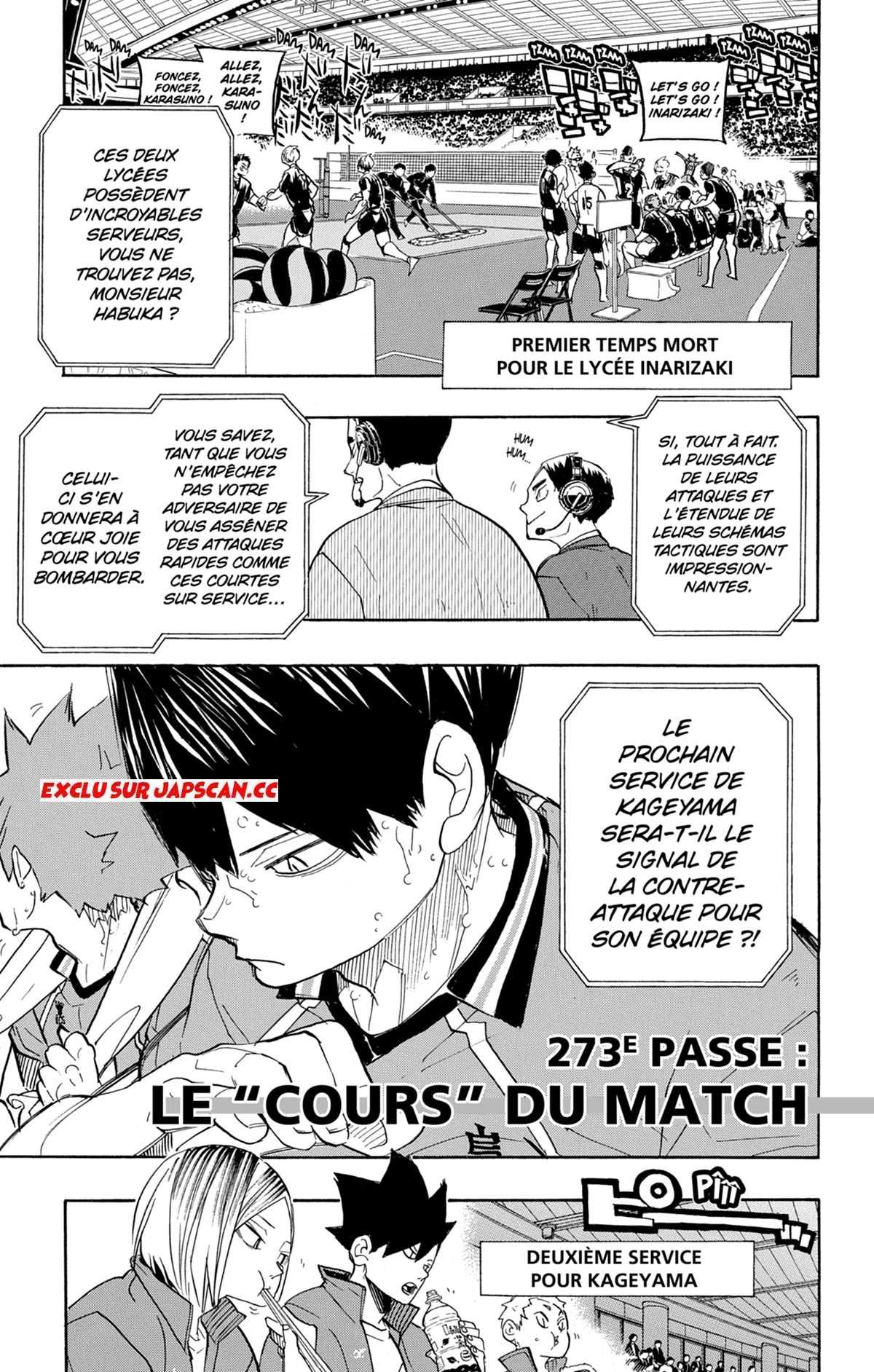 Read Haikyuu FRANCAIS Manga Online