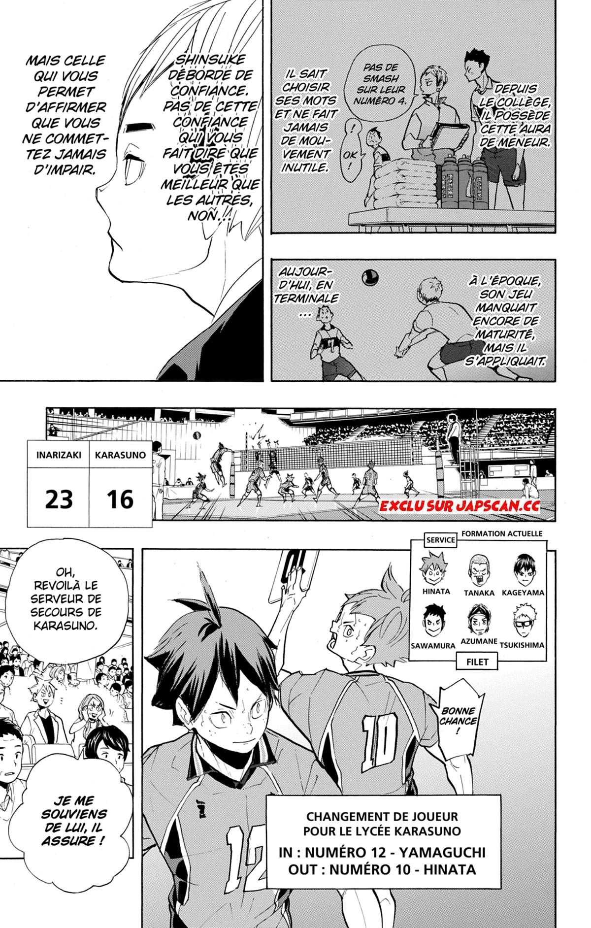Read Haikyuu FRANCAIS Manga Online