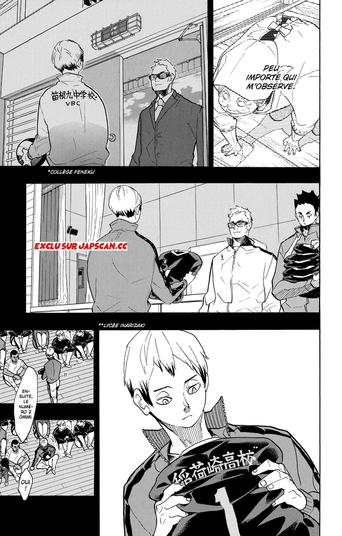 Read Haikyuu FRANCAIS Manga Online