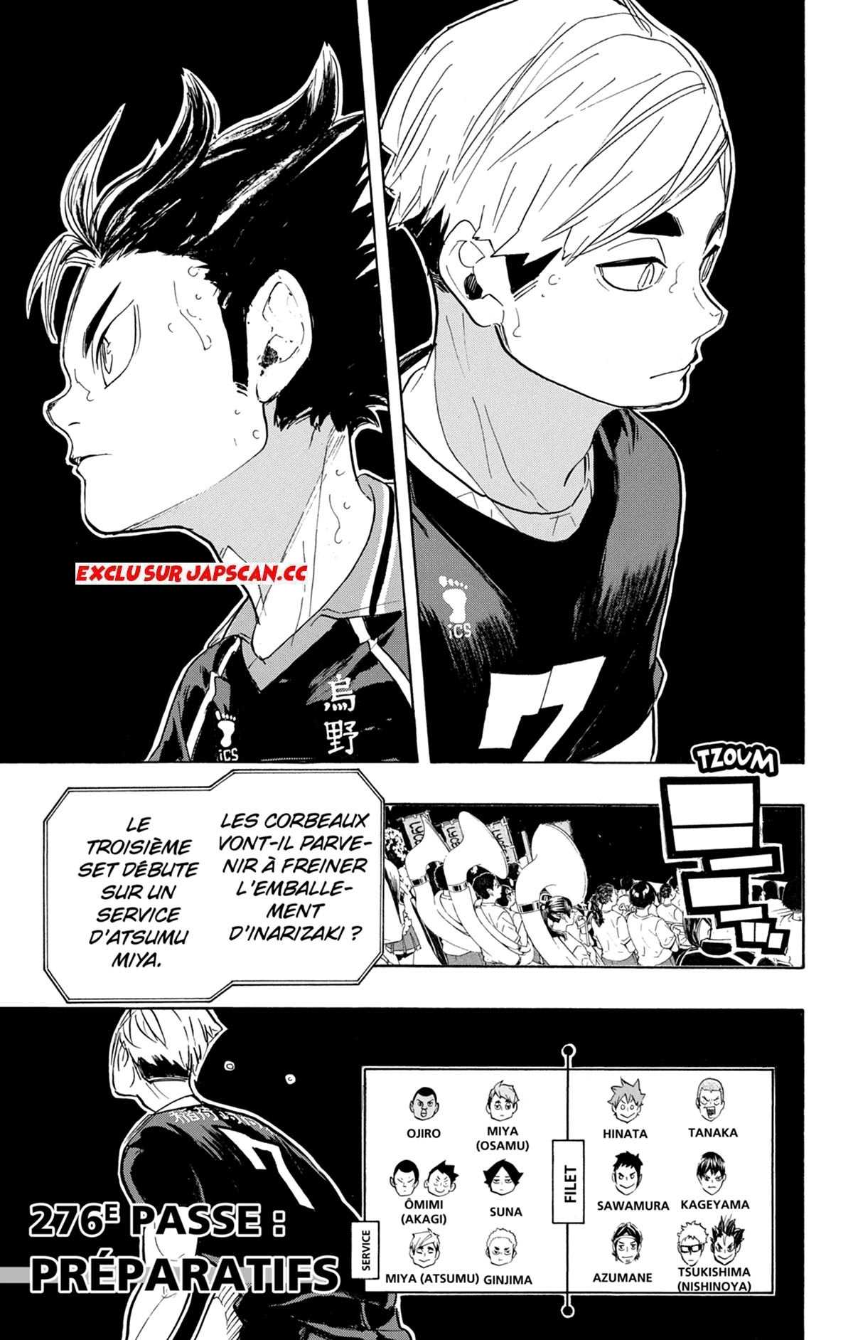 Read Haikyuu FRANCAIS Manga Online