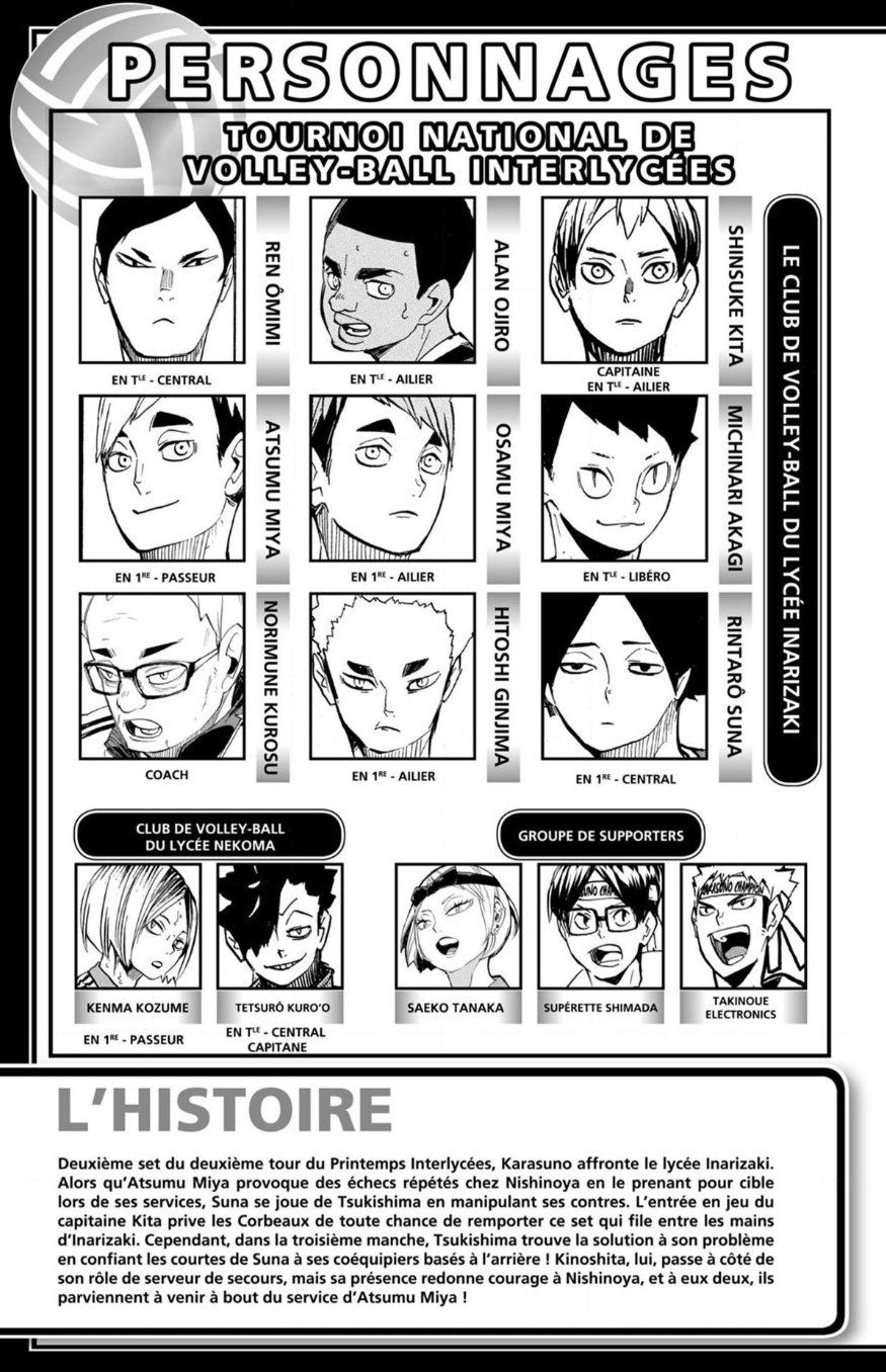 Read Haikyuu FRANCAIS Manga Online