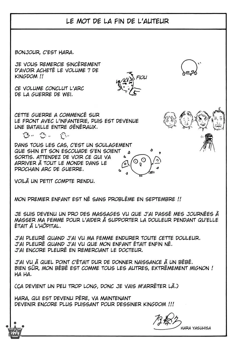 Read Kingdom FRANCAIS Manga Online